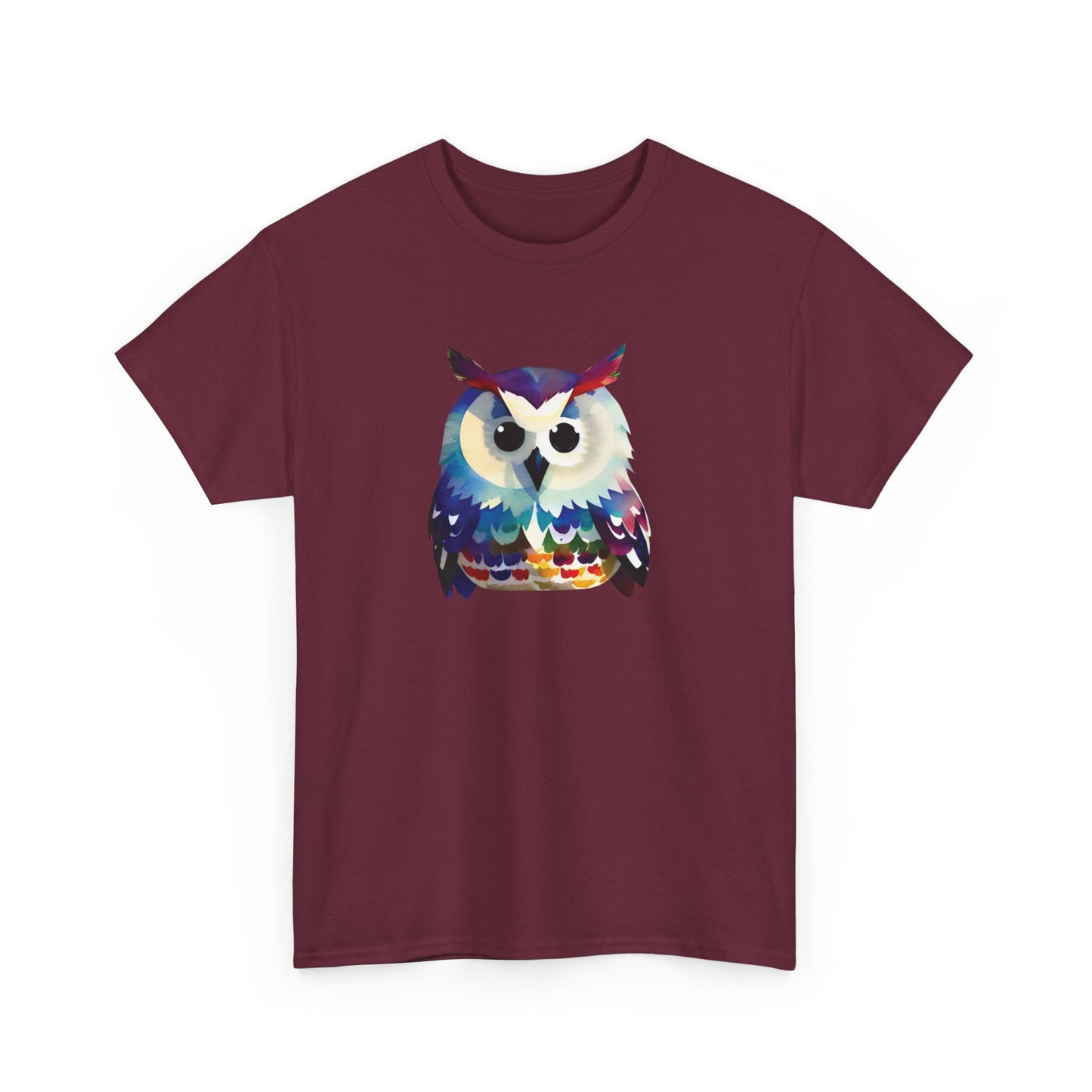 Watercolor Owl Short Sleeve Tee