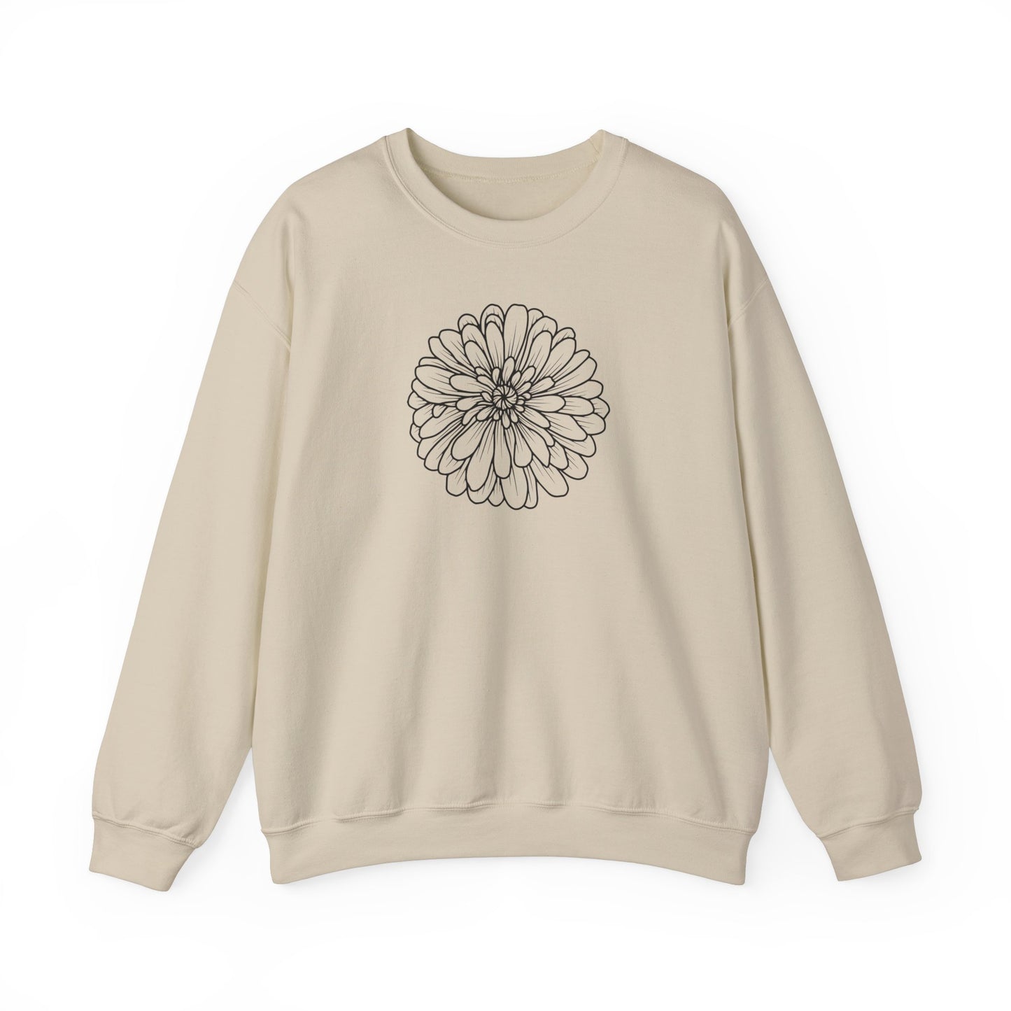 Flower Outline Sweatshirt