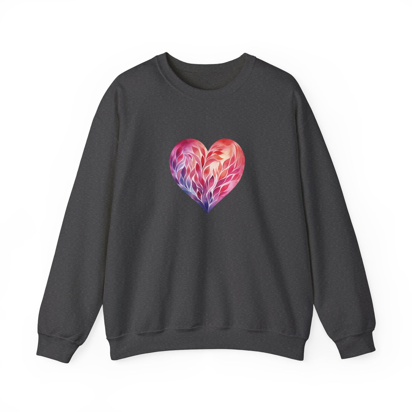Watercolor Heart Sweatshirt 004