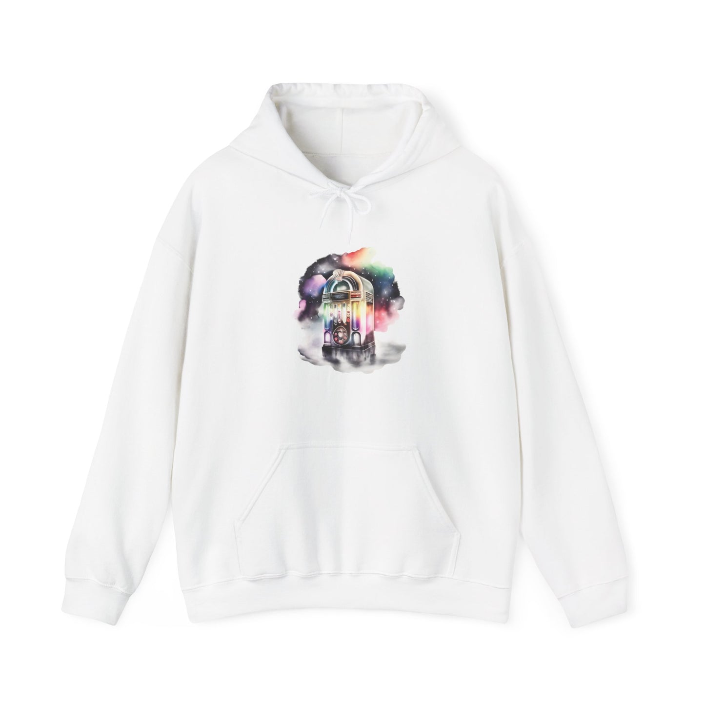 Watercolor Jukebox Hooded Sweatshirt