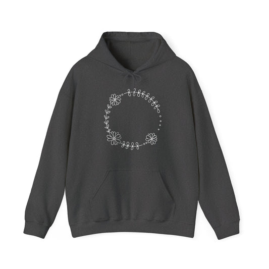 Triple Sunflower Circle Hooded Sweatshirt