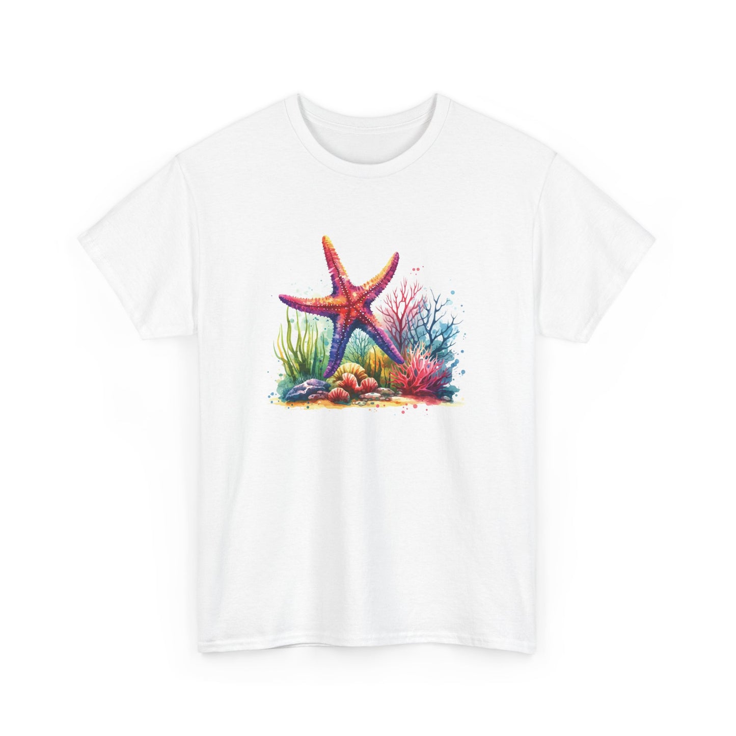 Watercolor Under the Sea Short Sleeve Tee