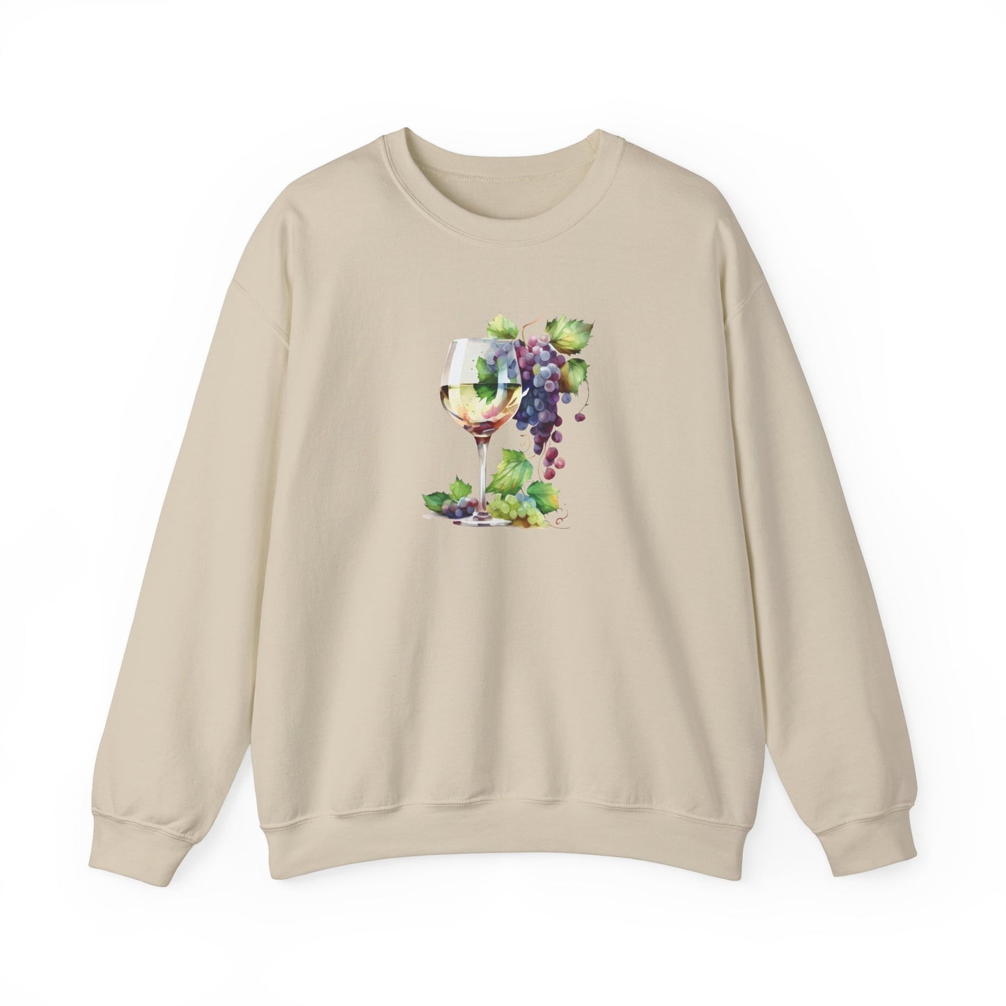 Watercolor White Wine Sweatshirt