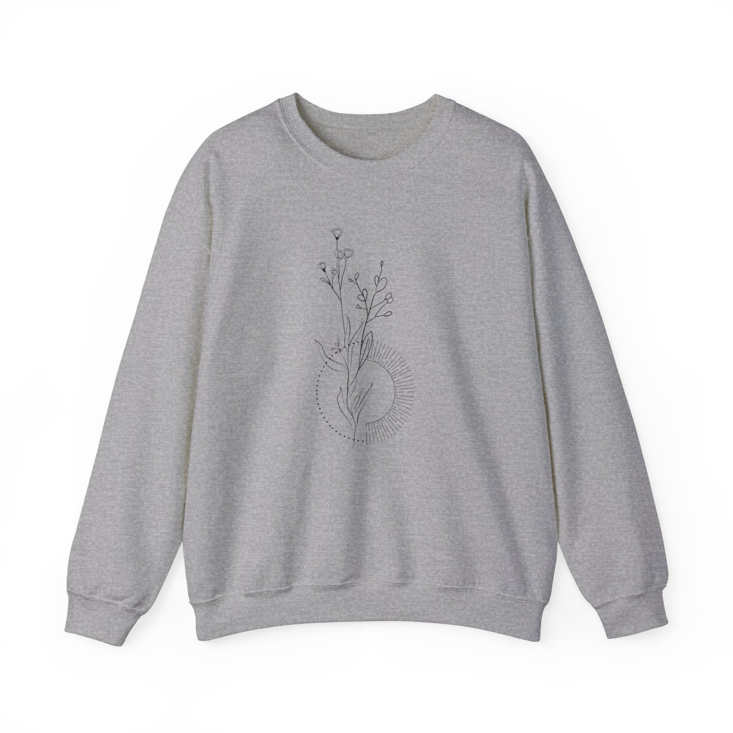 Flower and Circle Sweatshirt