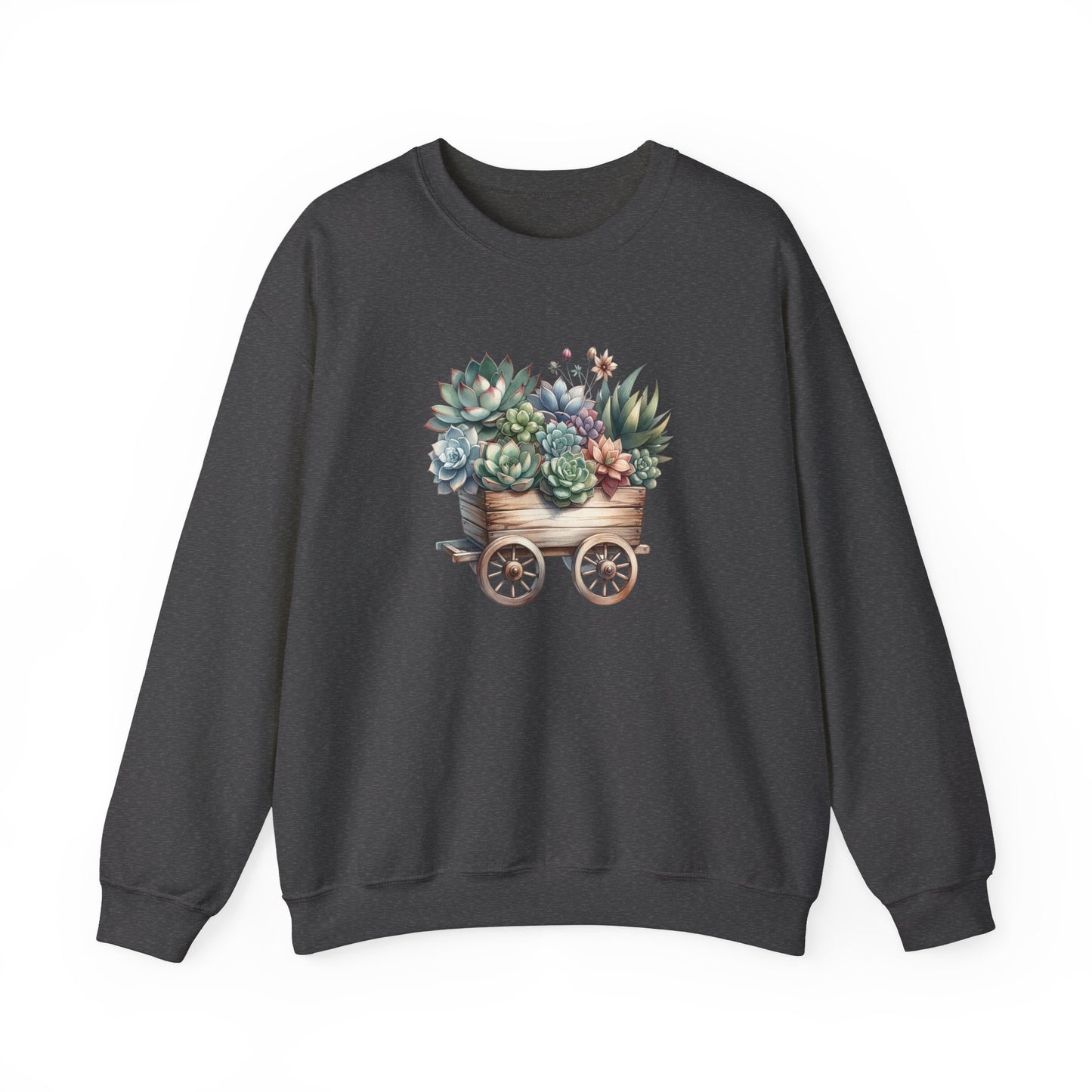 Succulent Wheelbarrow Sweatshirt