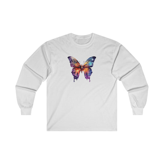 Galaxy Butterfly Long Sleeve Tee