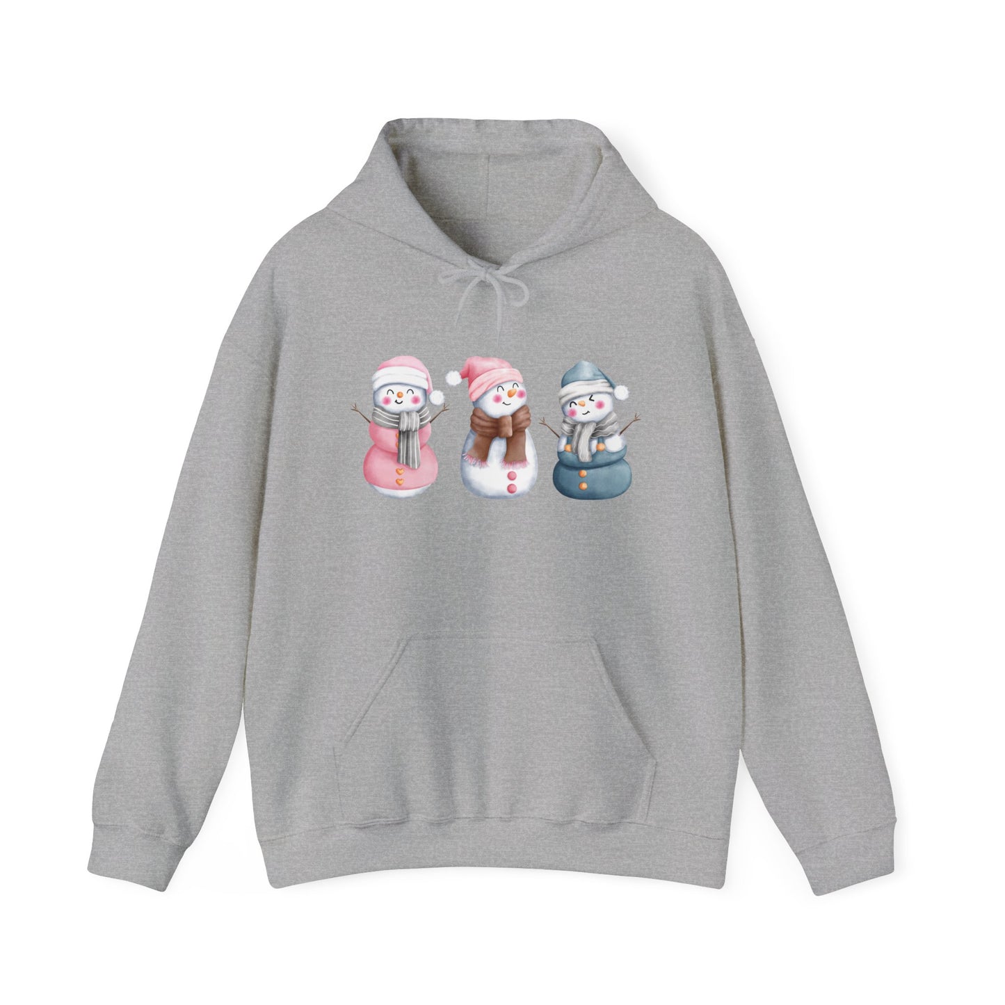 Snowman Set Hooded Sweatshirt