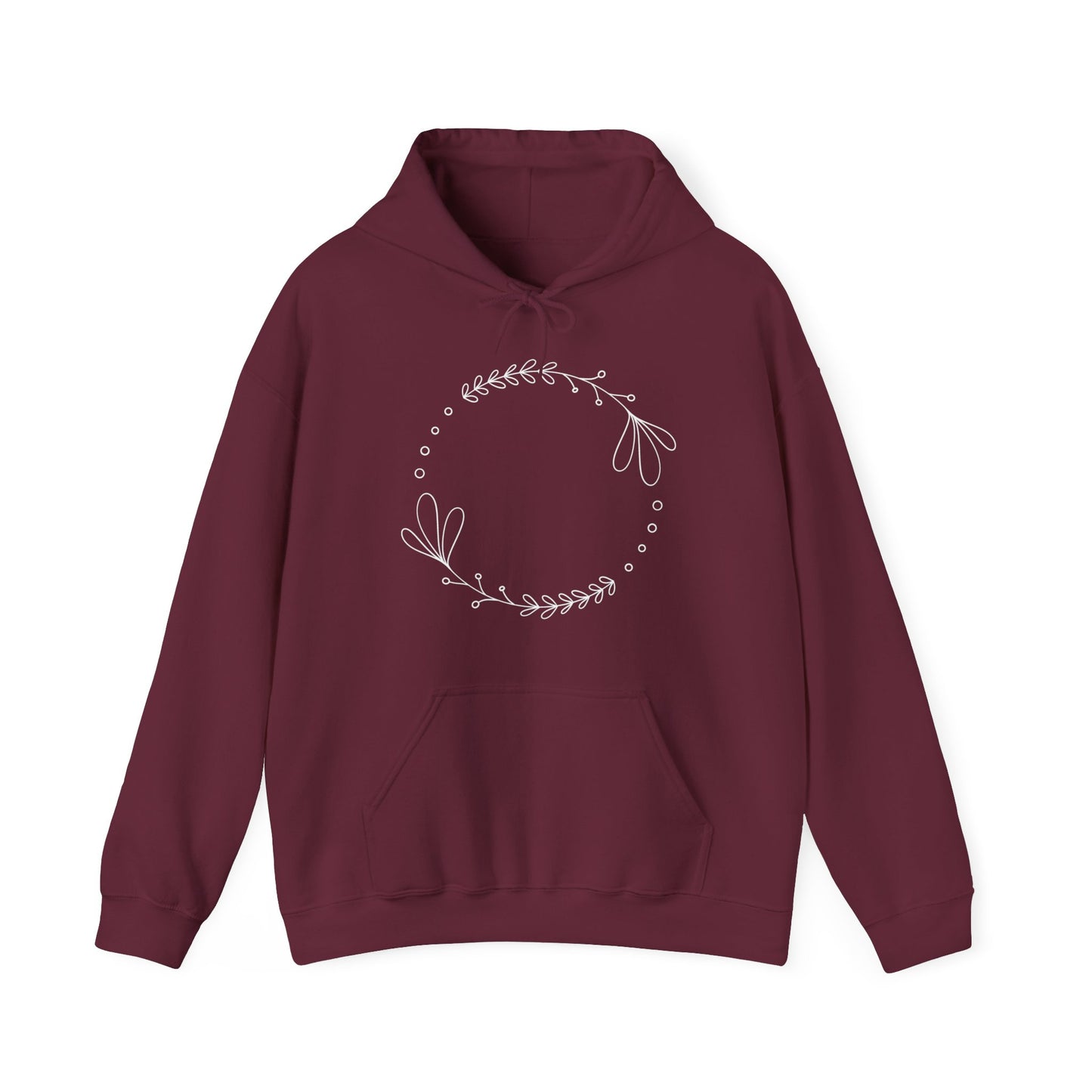 Leaf Circle Hooded Sweatshirt