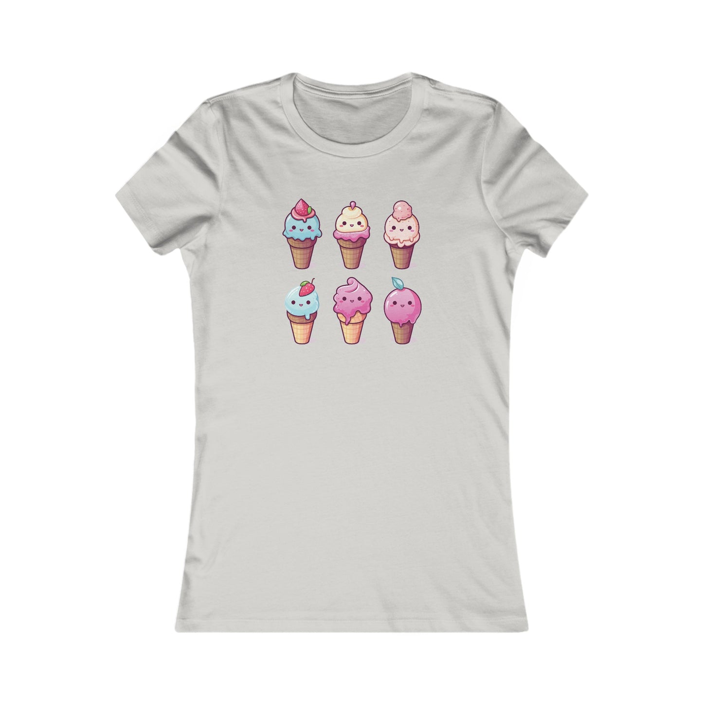 Ice Cream Set Fitted Tee