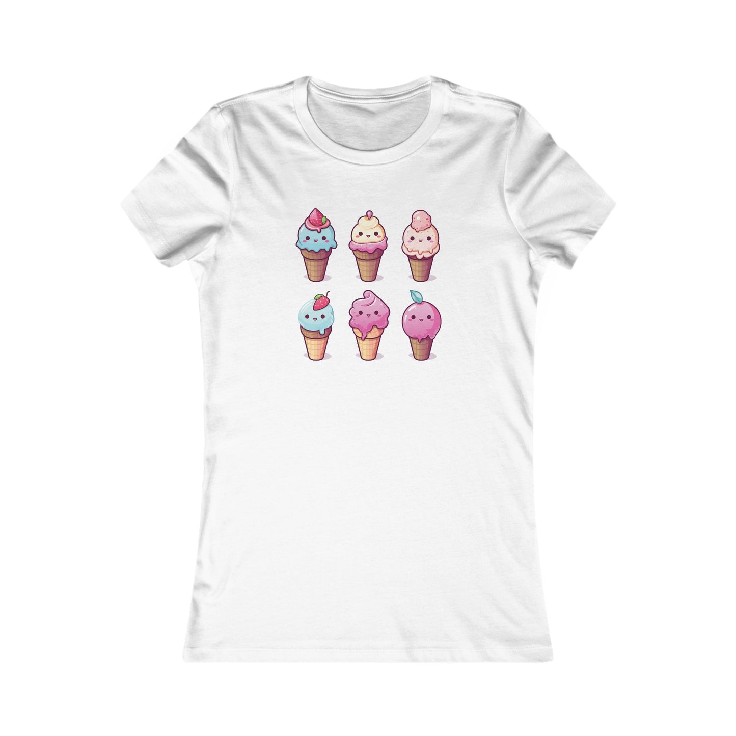 Ice Cream Set Fitted Tee