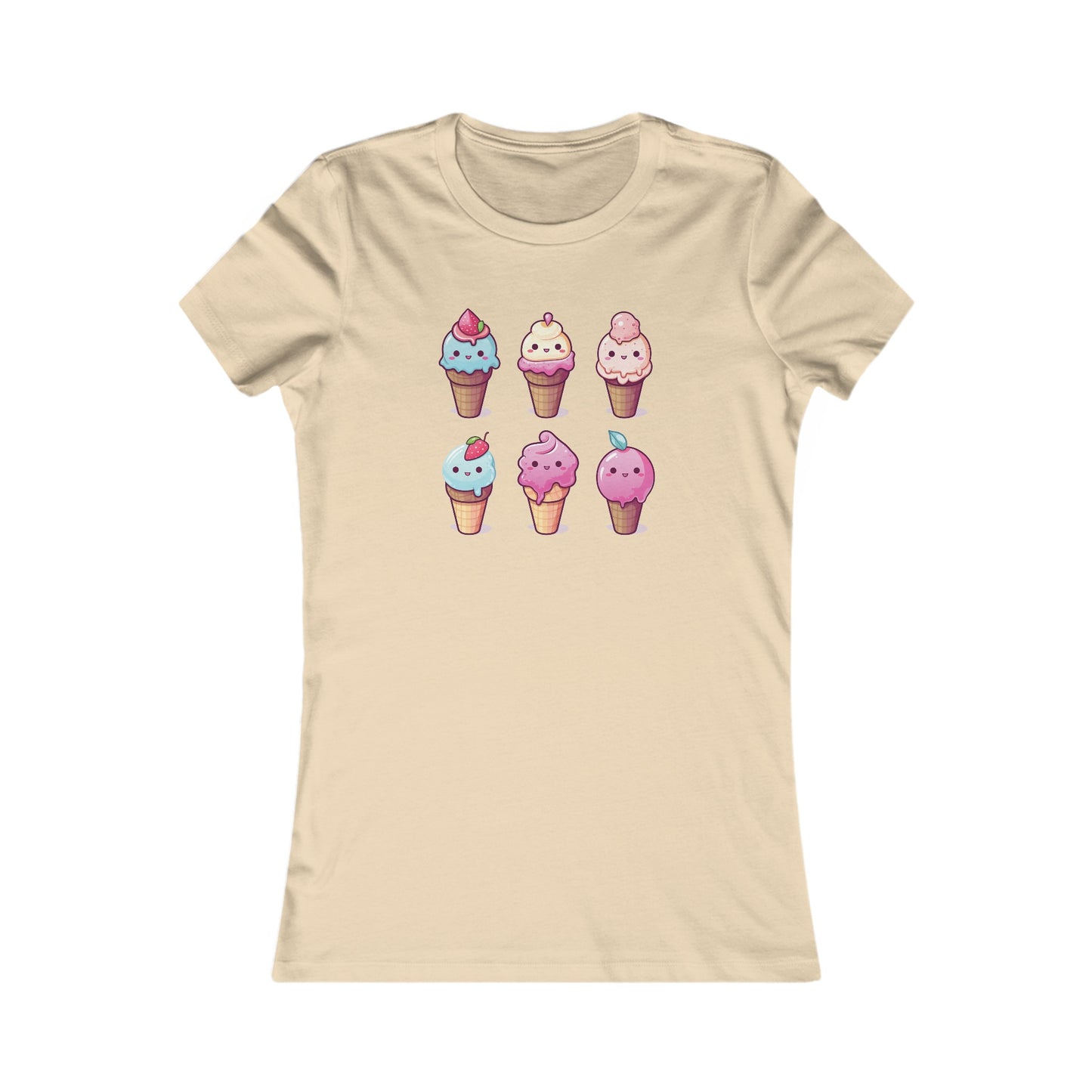 Ice Cream Set Fitted Tee