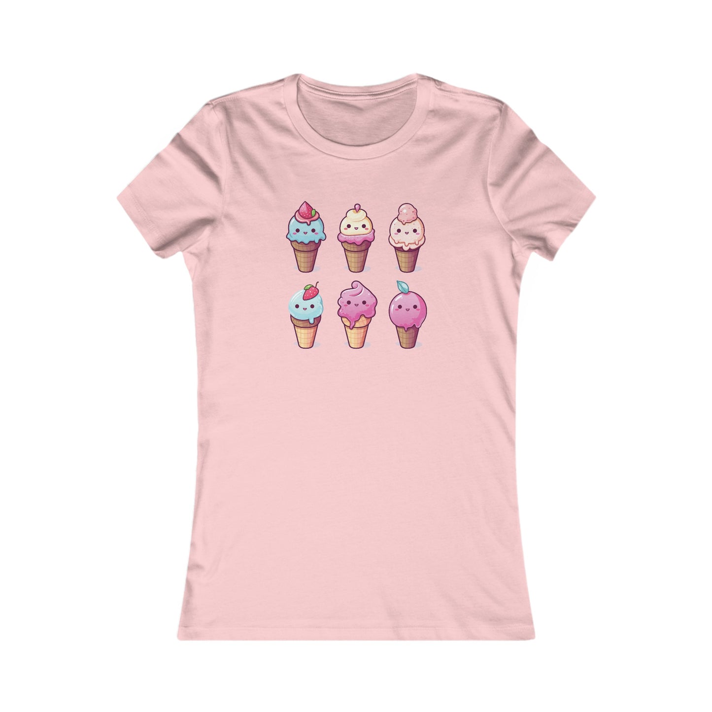 Ice Cream Set Fitted Tee