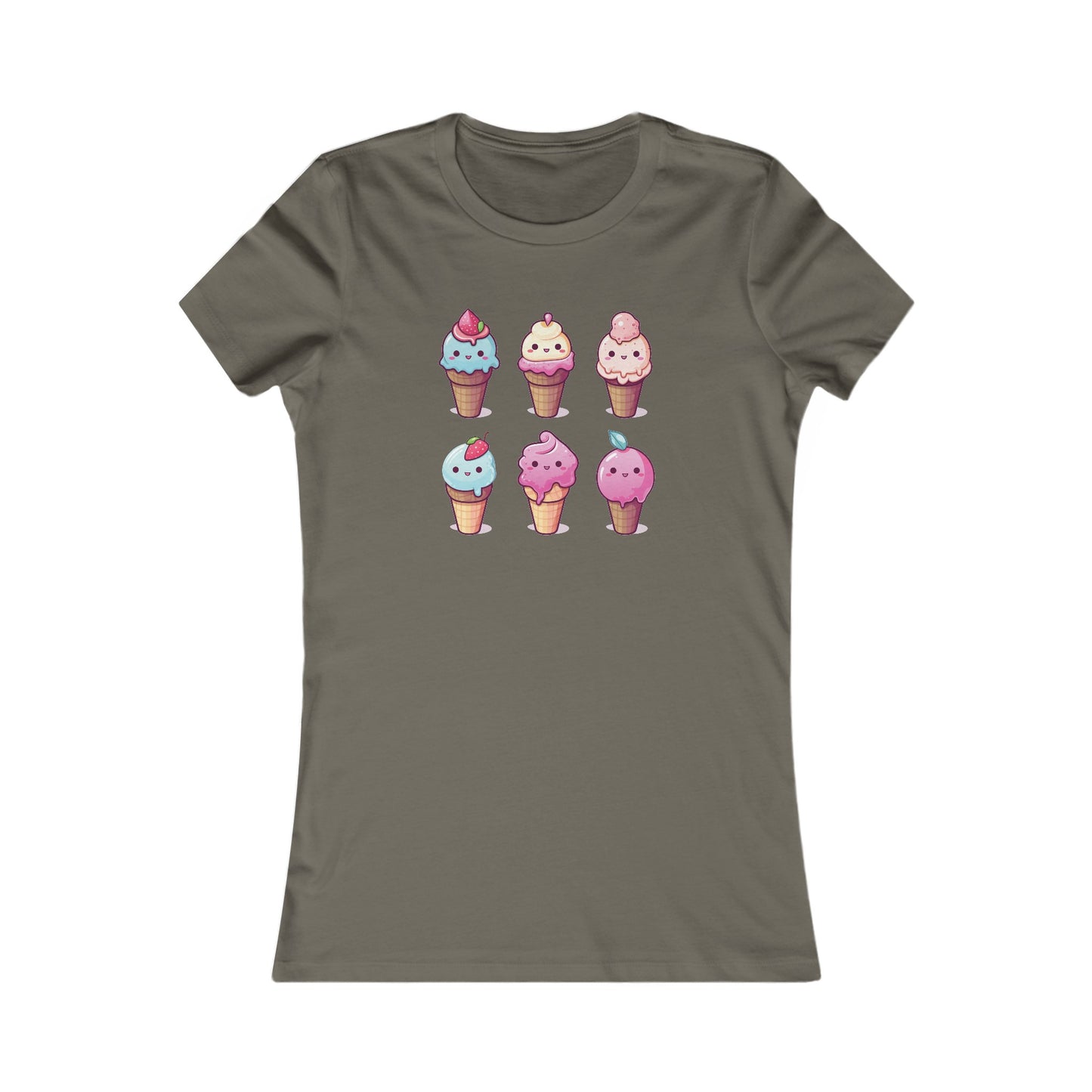 Ice Cream Set Fitted Tee