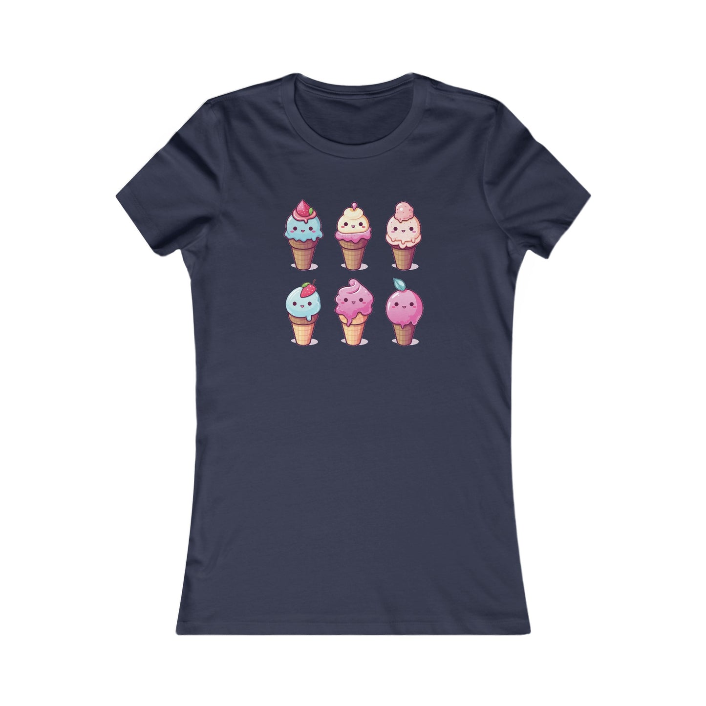Ice Cream Set Fitted Tee