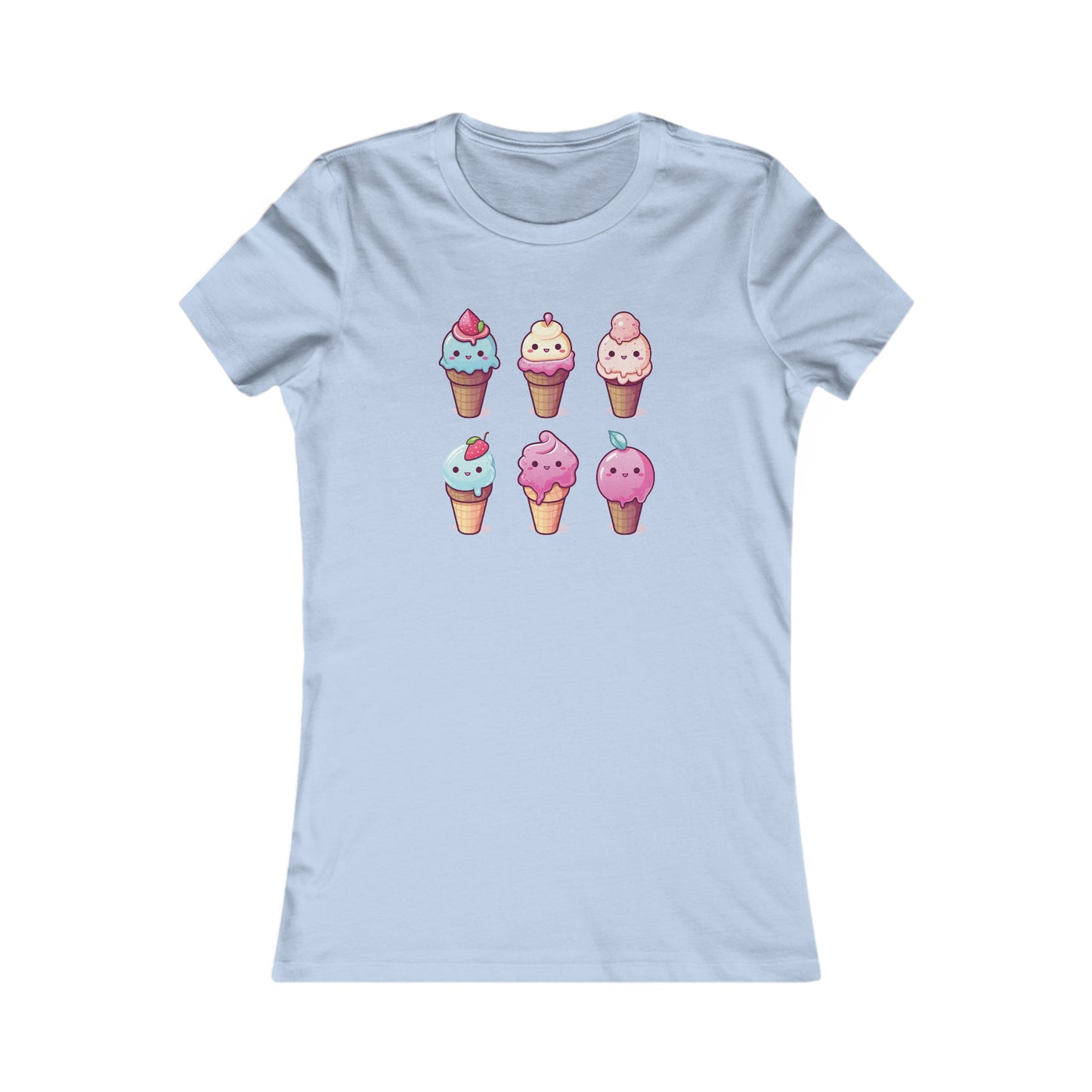 Ice Cream Set Fitted Tee