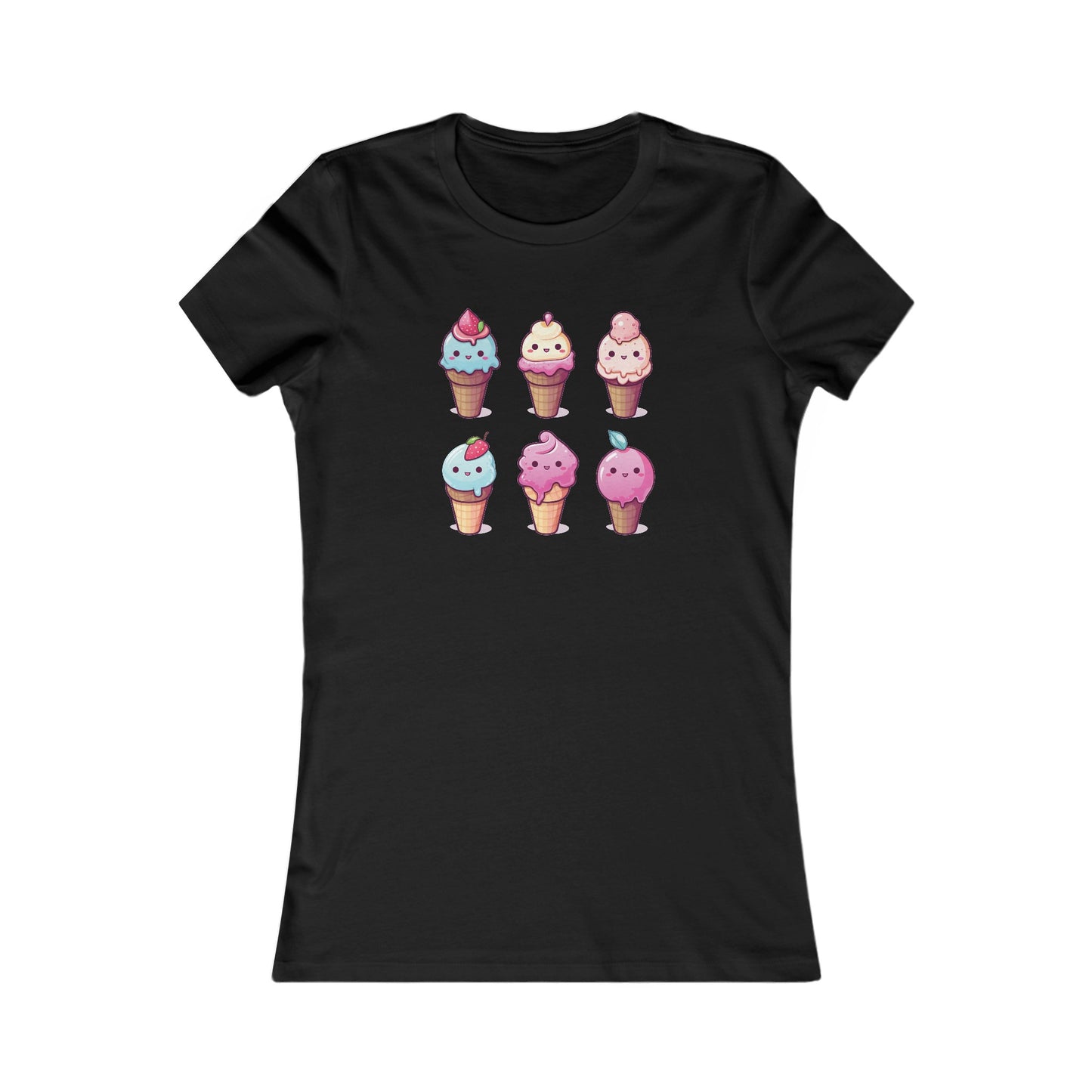 Ice Cream Set Fitted Tee