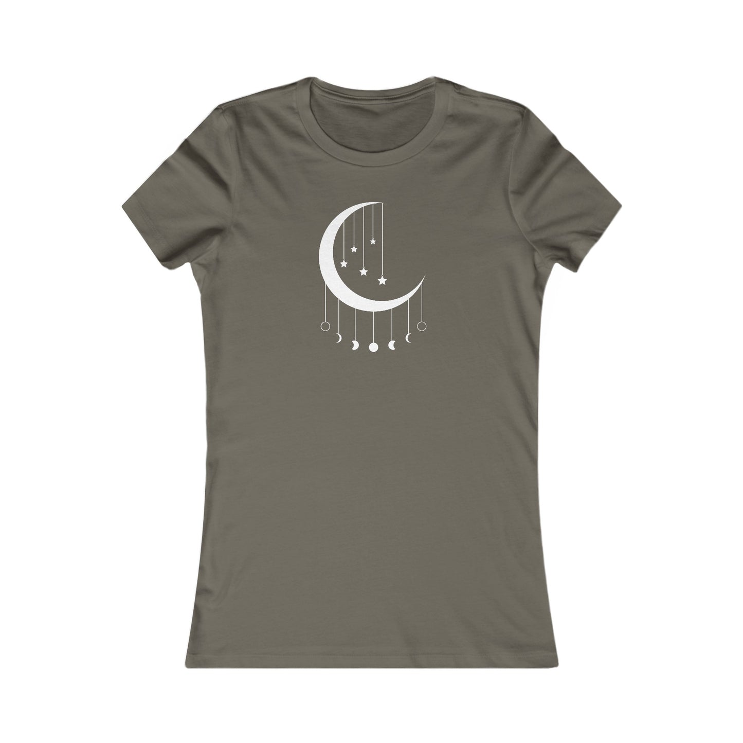 Hanging Moon Phases Fitted Tee
