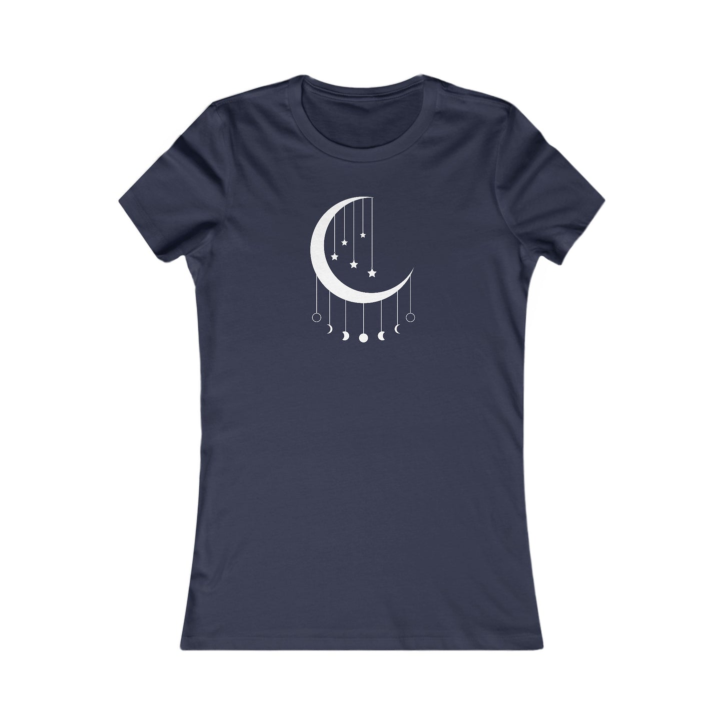 Hanging Moon Phases Fitted Tee
