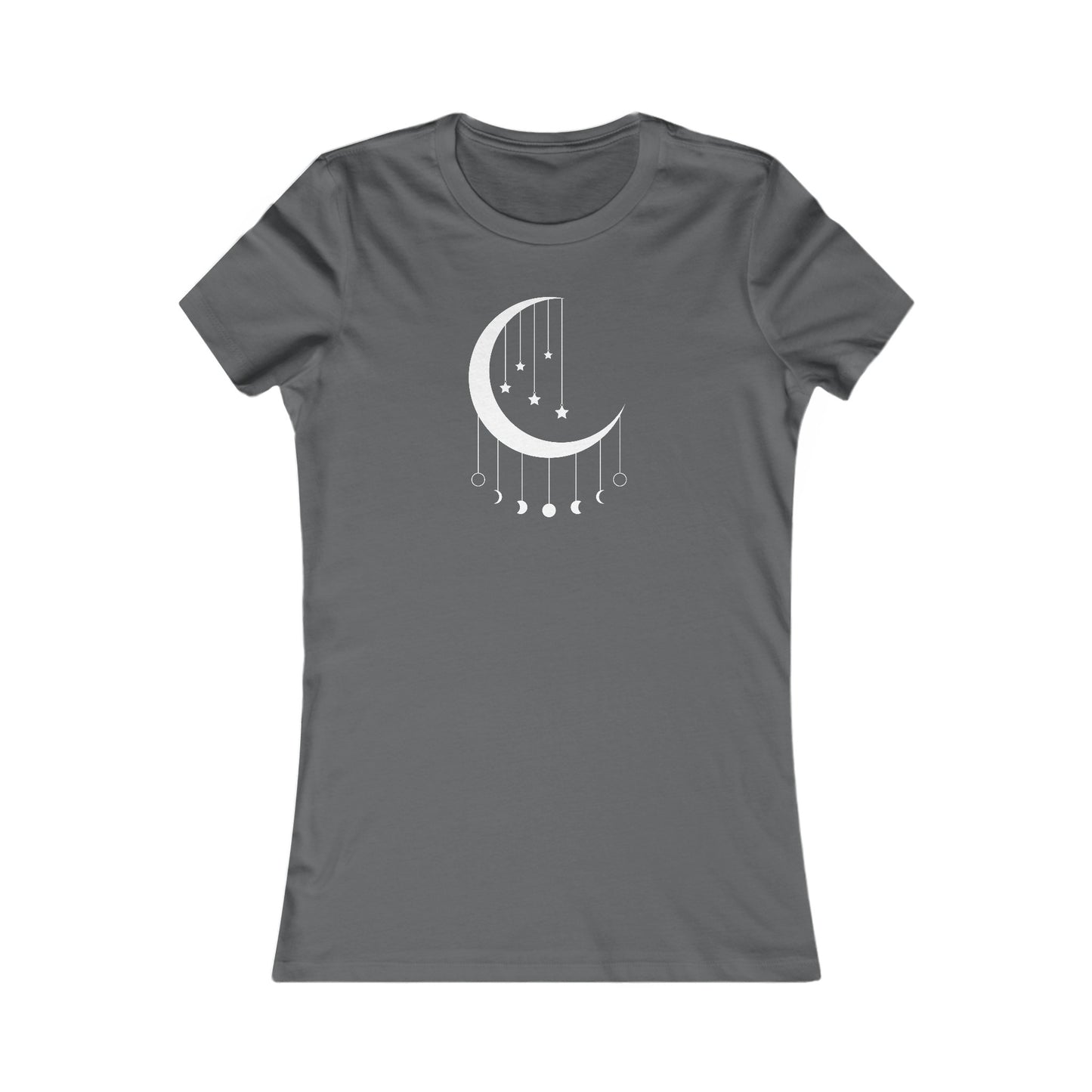 Hanging Moon Phases Fitted Tee