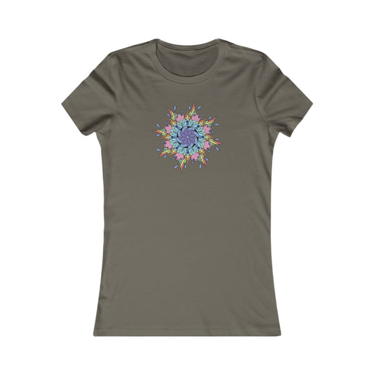 Colorful Mandala Fitted Tee (030)
