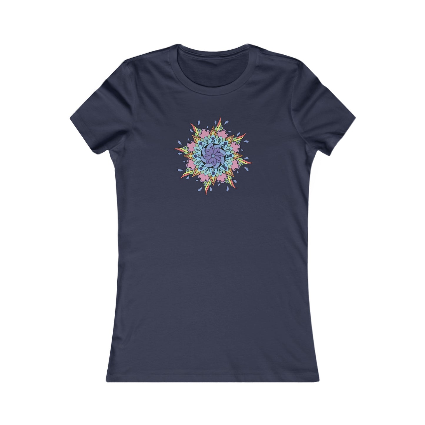Colorful Mandala Fitted Tee (030)