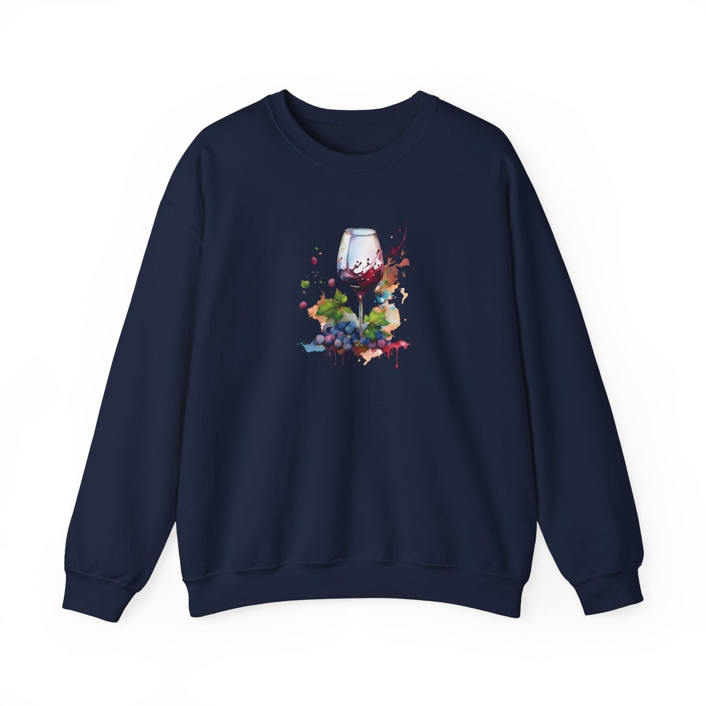 Watercolor Red Wine Sweatshirt