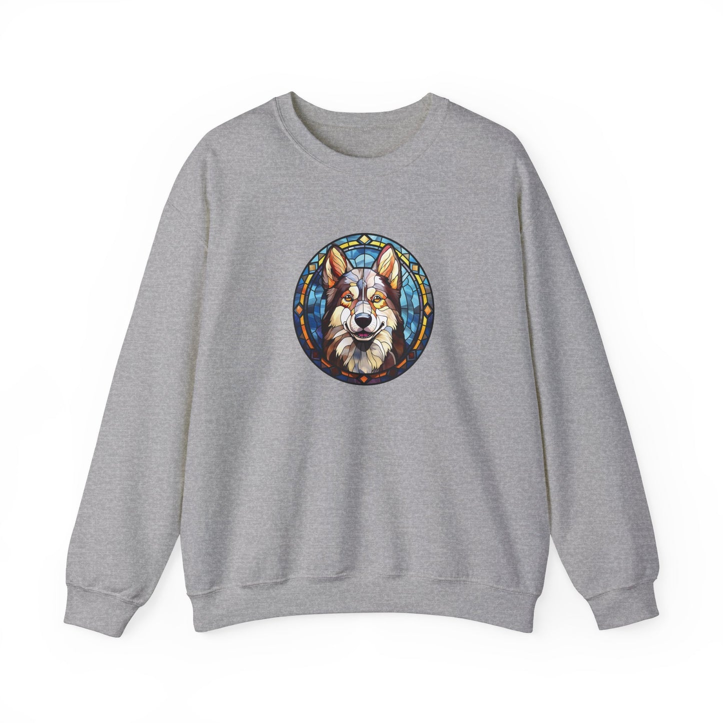 Stained Glass Husky Sweatshirt