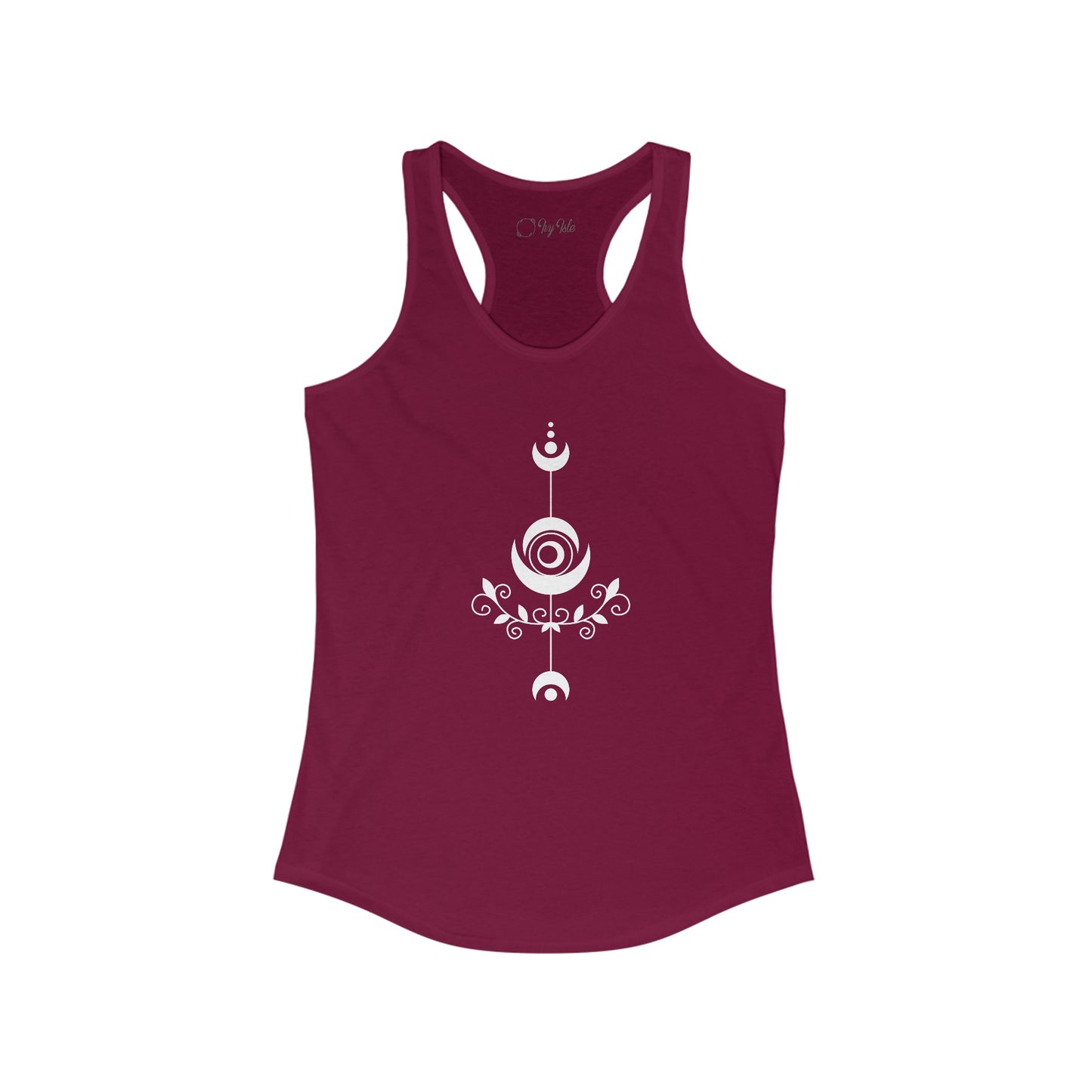 Decorative Moons Racerback Tank