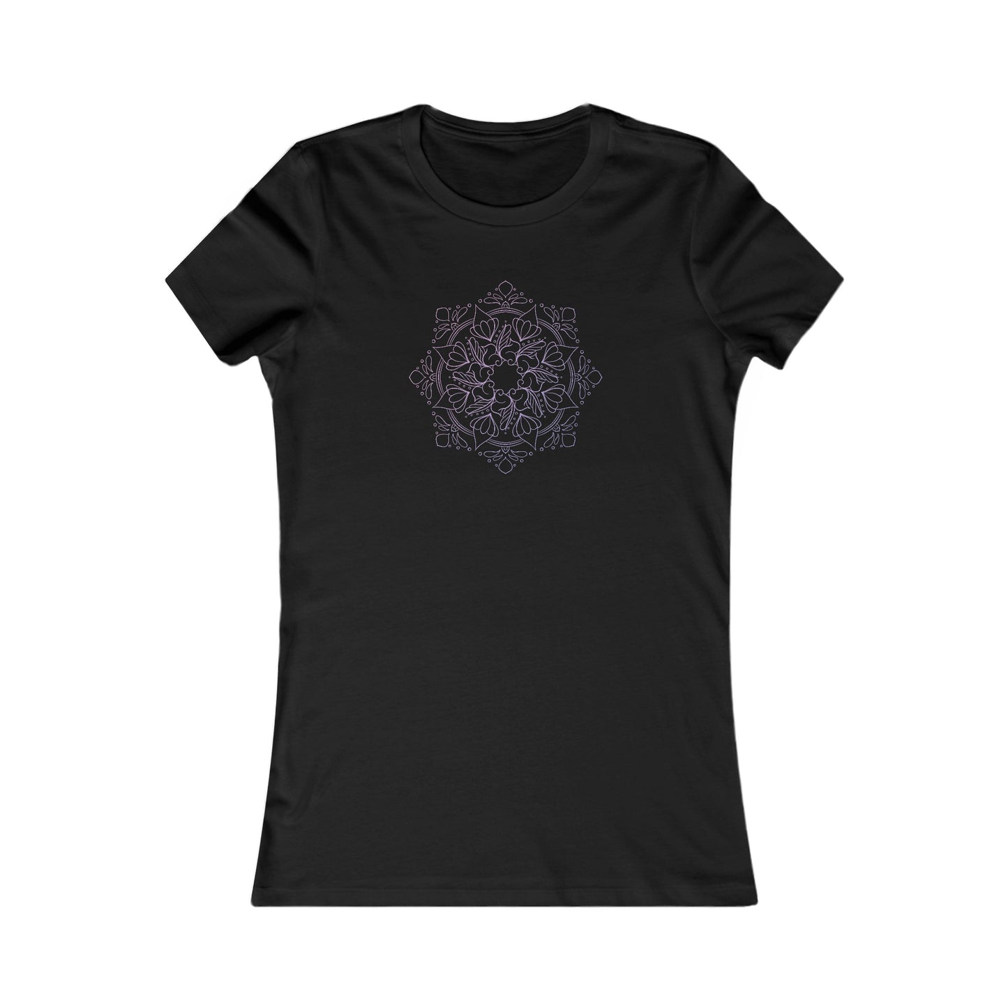 Colorful Mandala Fitted Tee (012)