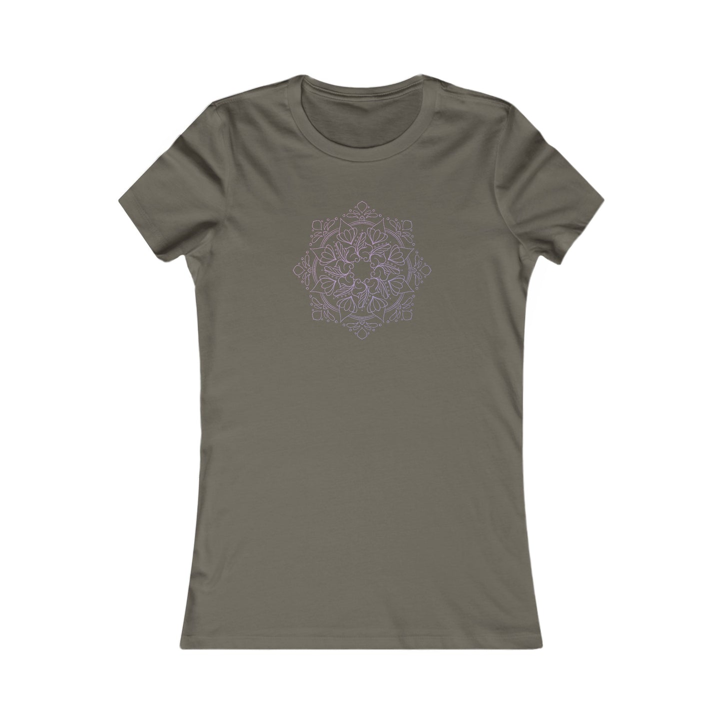 Colorful Mandala Fitted Tee (012)