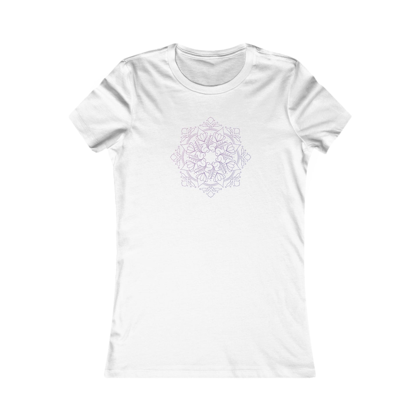 Colorful Mandala Fitted Tee (012)