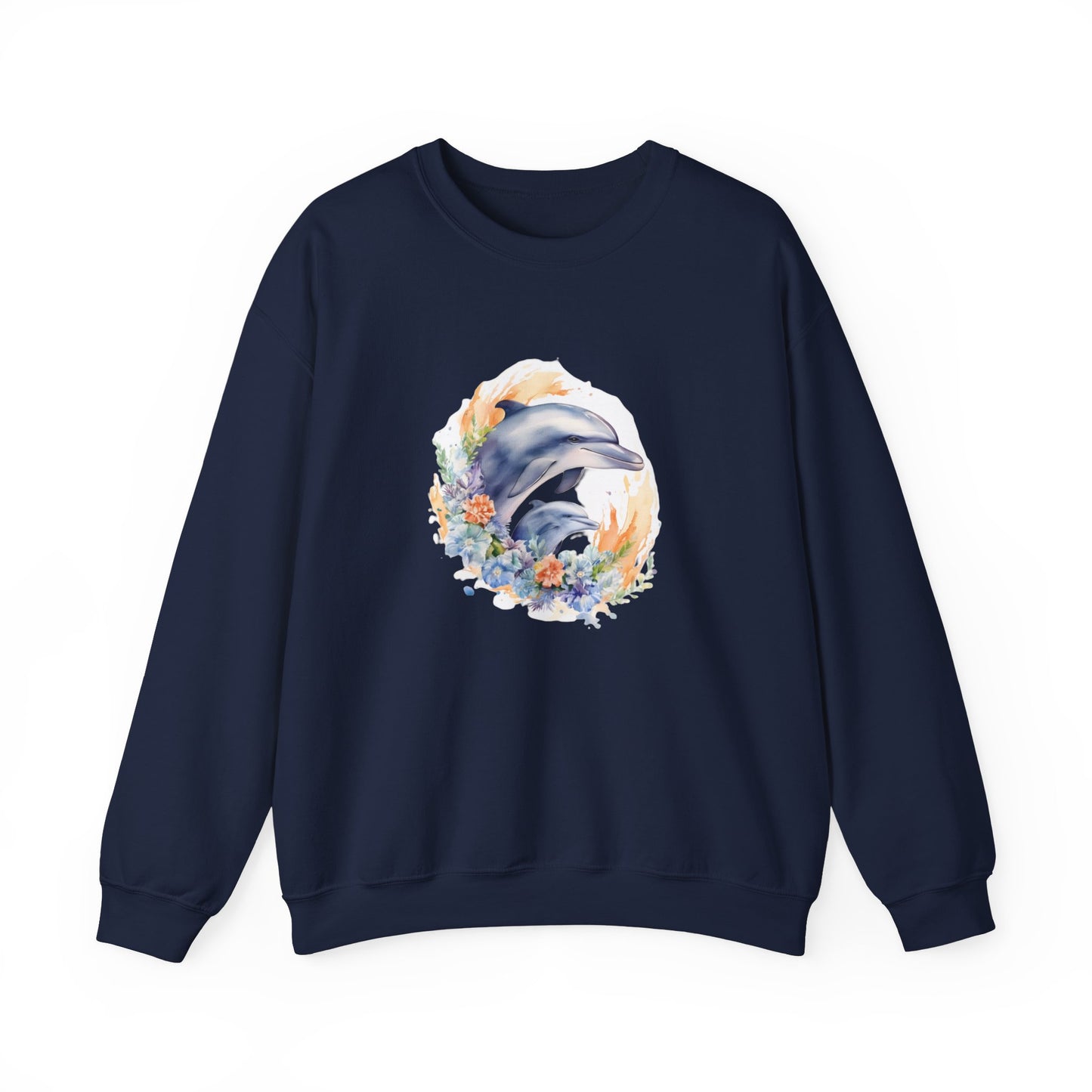 Watercolor Dolphins Sweatshirt