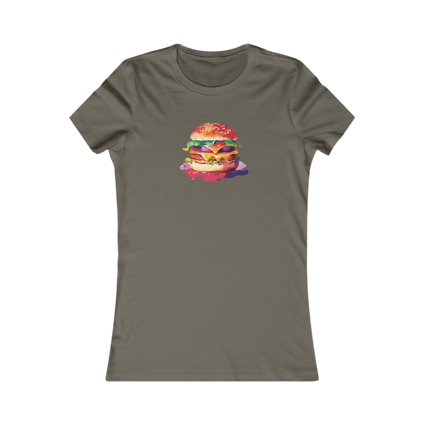 Cheeseburger Fitted Tee