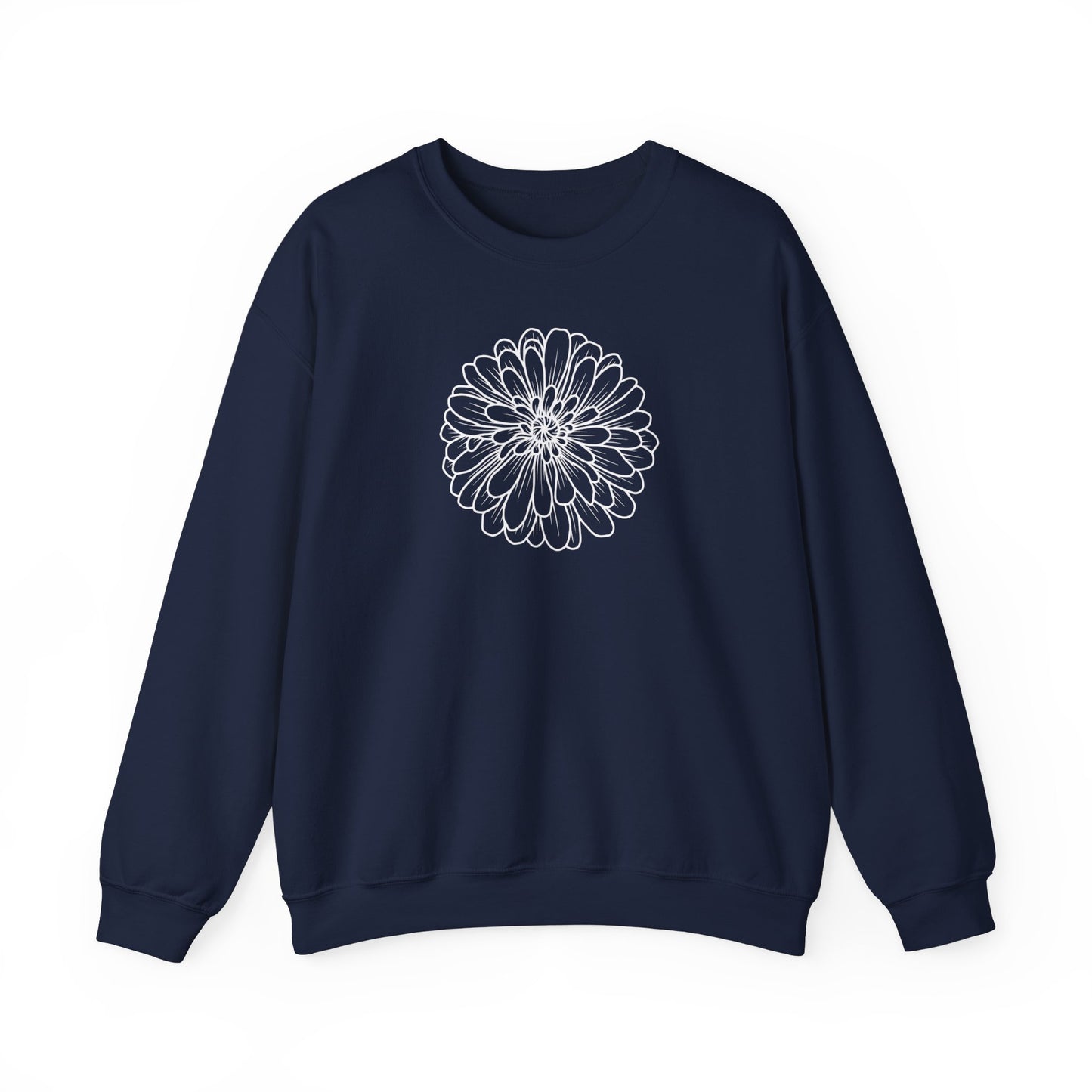 Flower Outline Sweatshirt