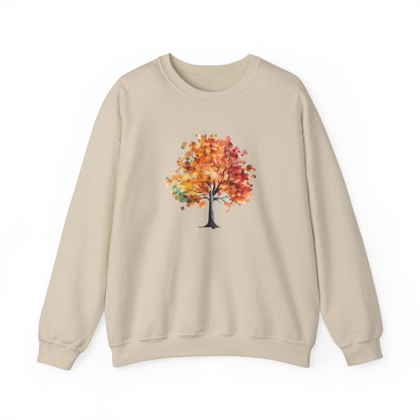 Watercolor Autumn Tree Sweatshirt
