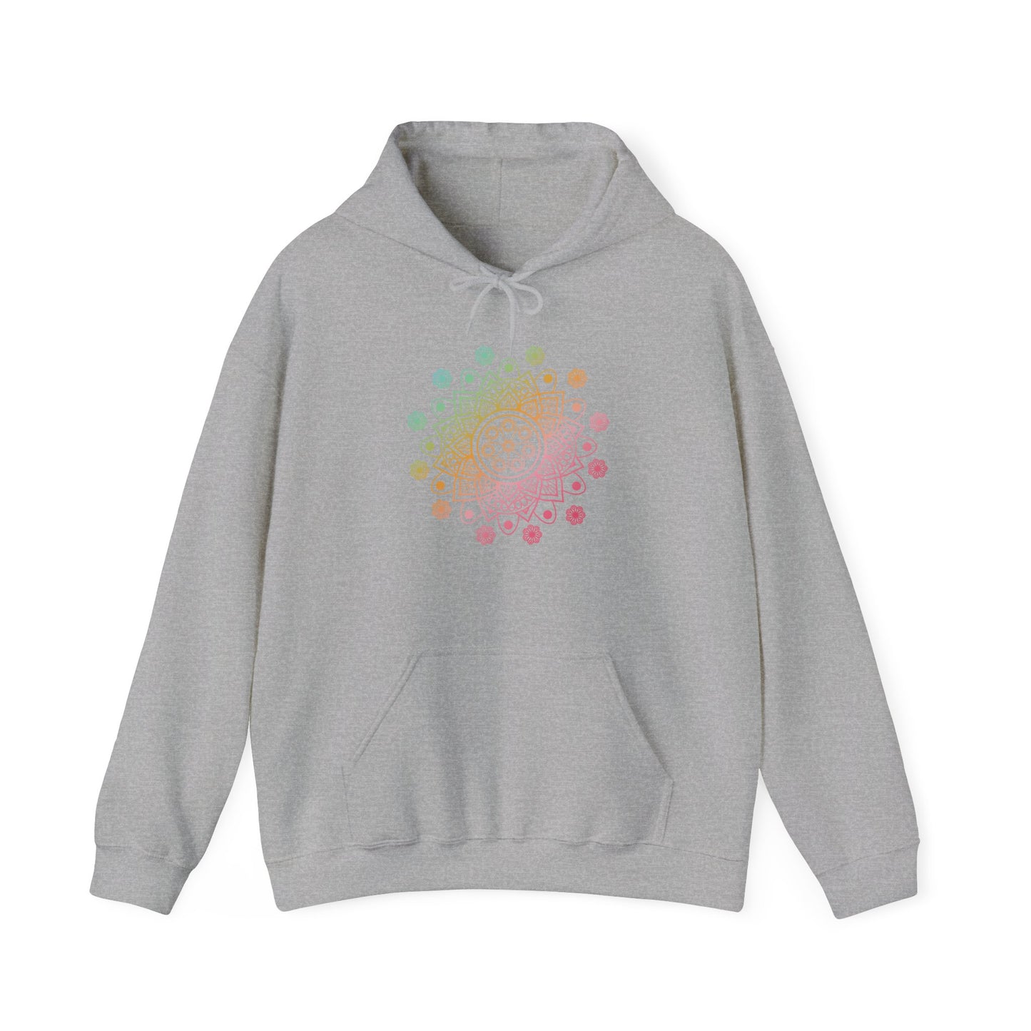Colorful Mandala Hooded Sweatshirt (039)
