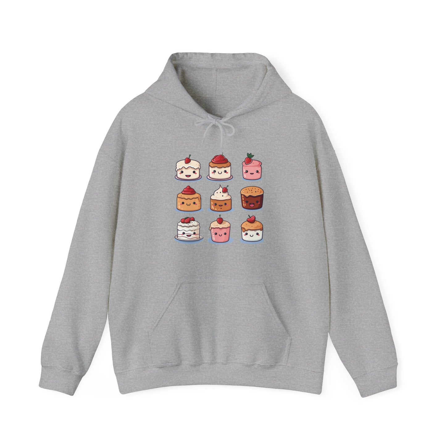 Cute Cake Set Hooded Sweatshirt