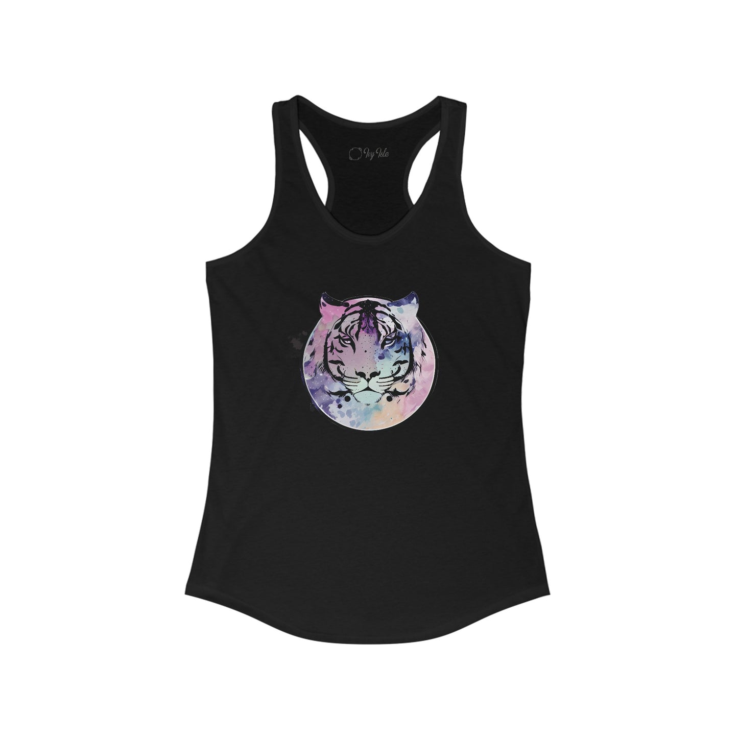 Watercolor Tiger Racerback Tank