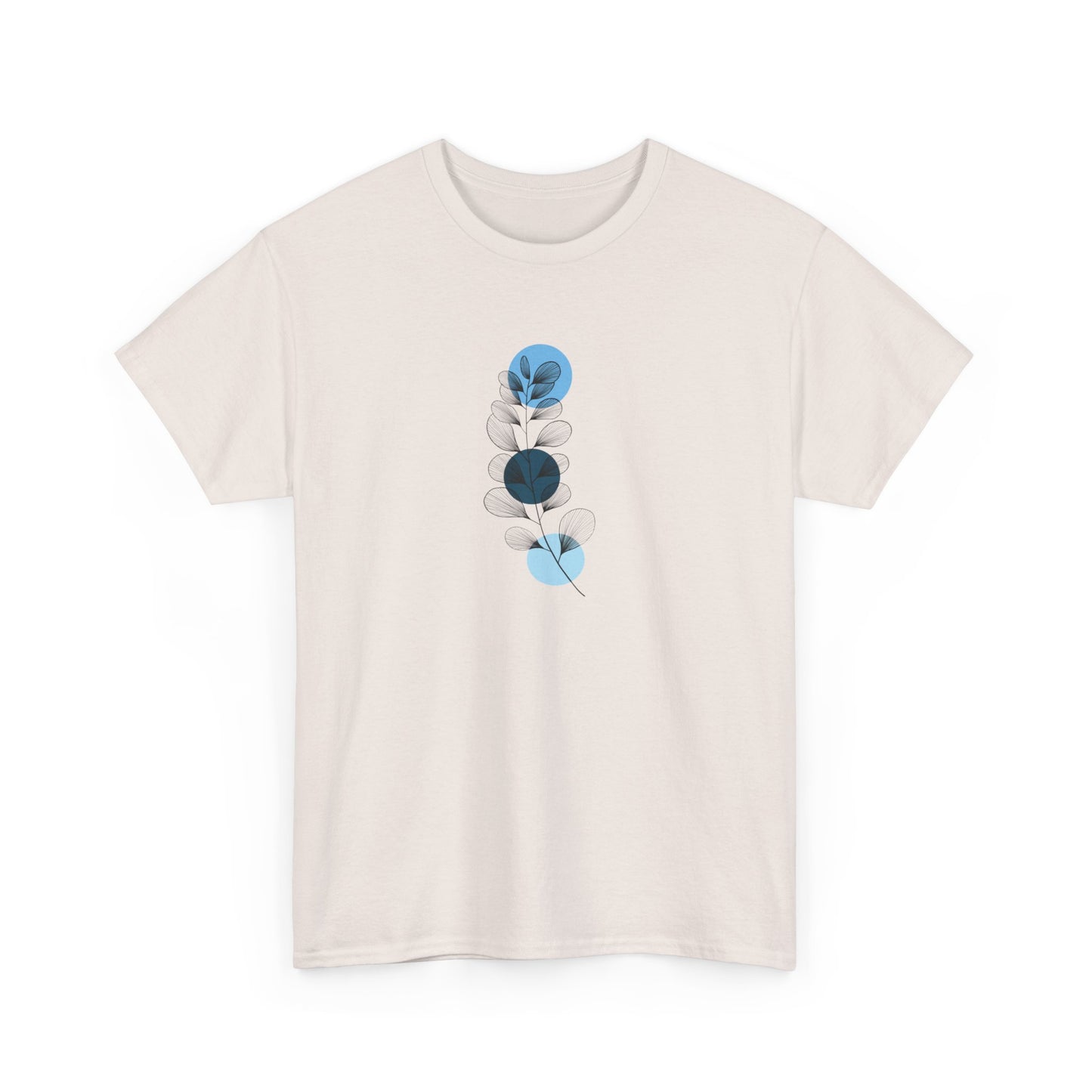 Blue Leaves Short Sleeve Tee