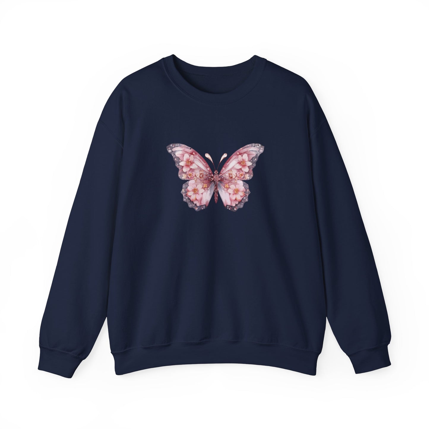 Floral Butterfly Sweatshirt