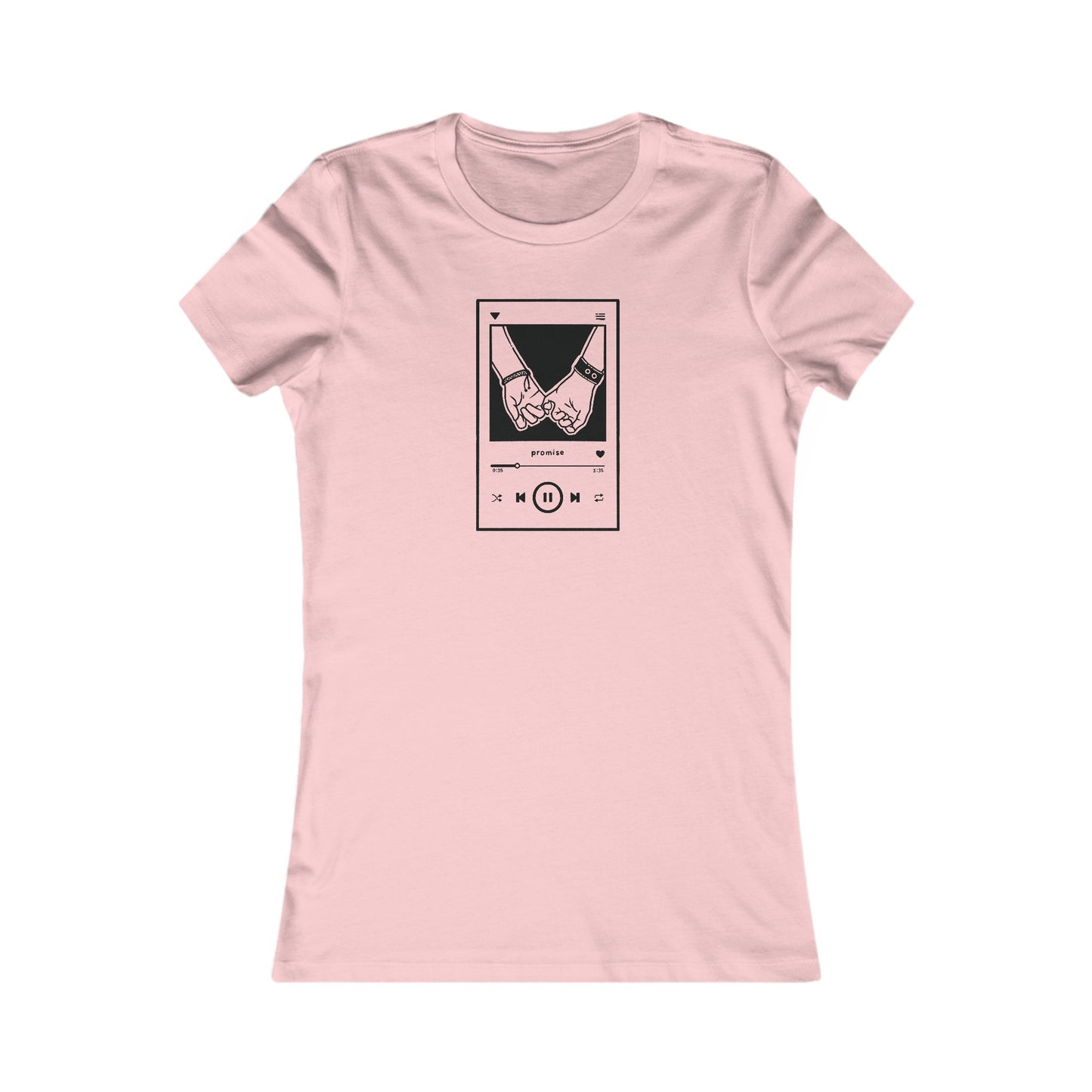 Media Player Fitted Tee