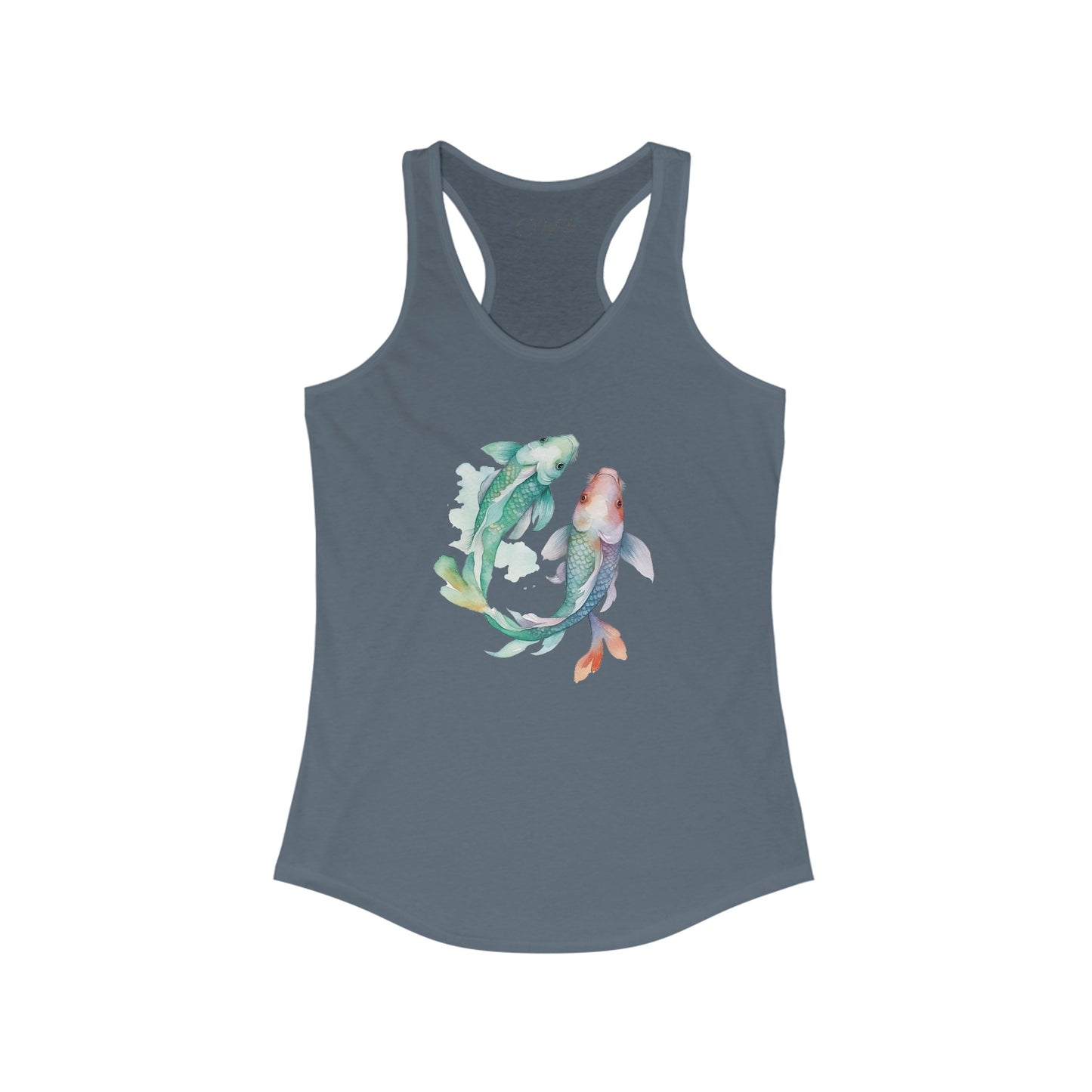 Watercolor Fish Racerback Tank