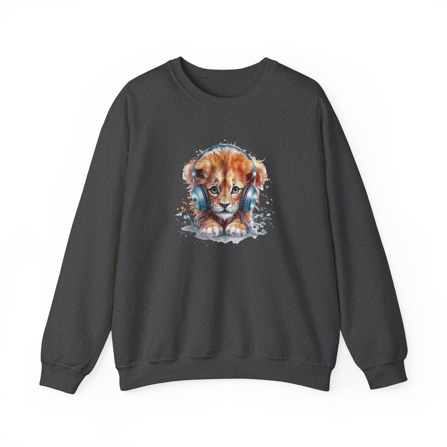 Lion with Headphones Sweatshirt