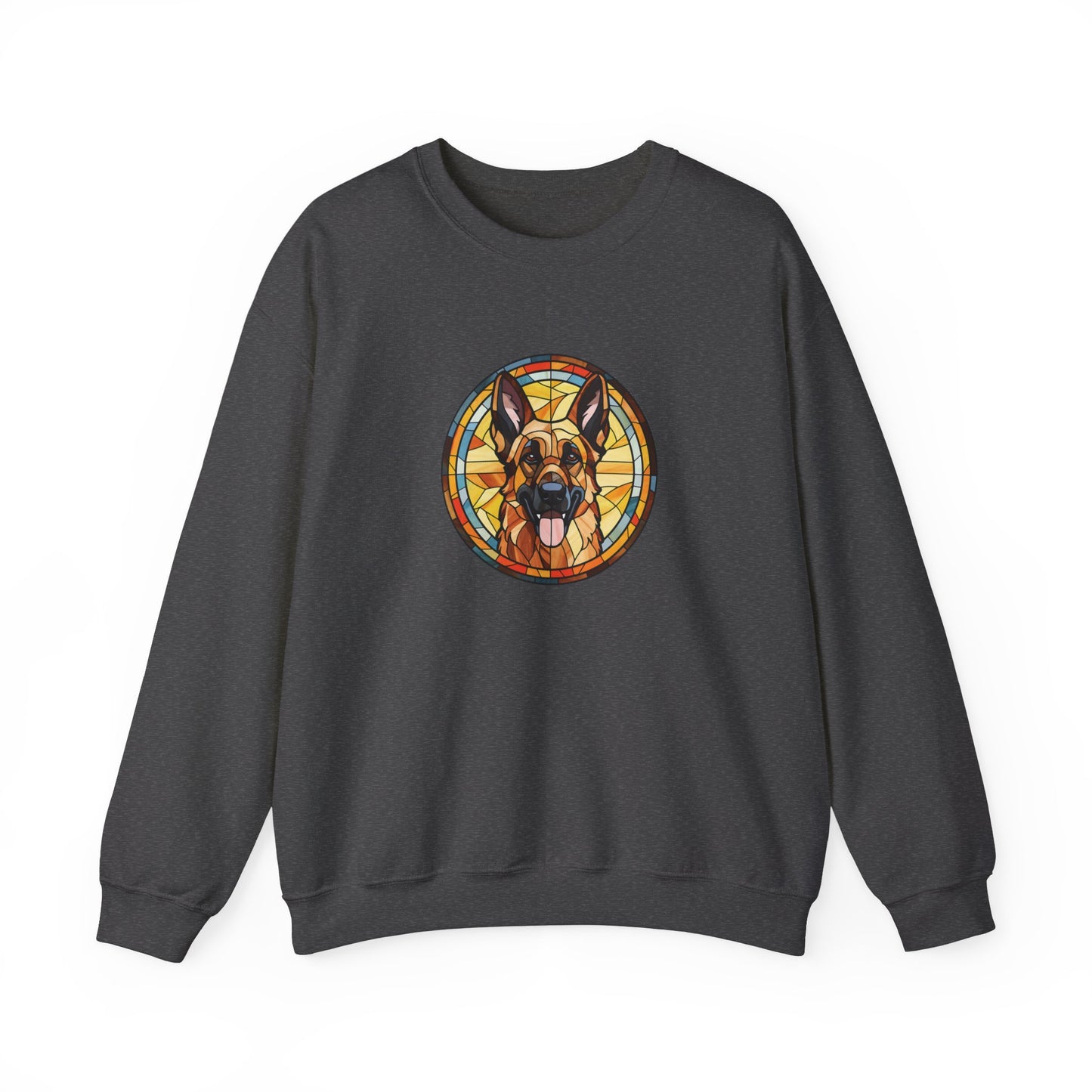 Stained Glass German Shepherd Sweatshirt