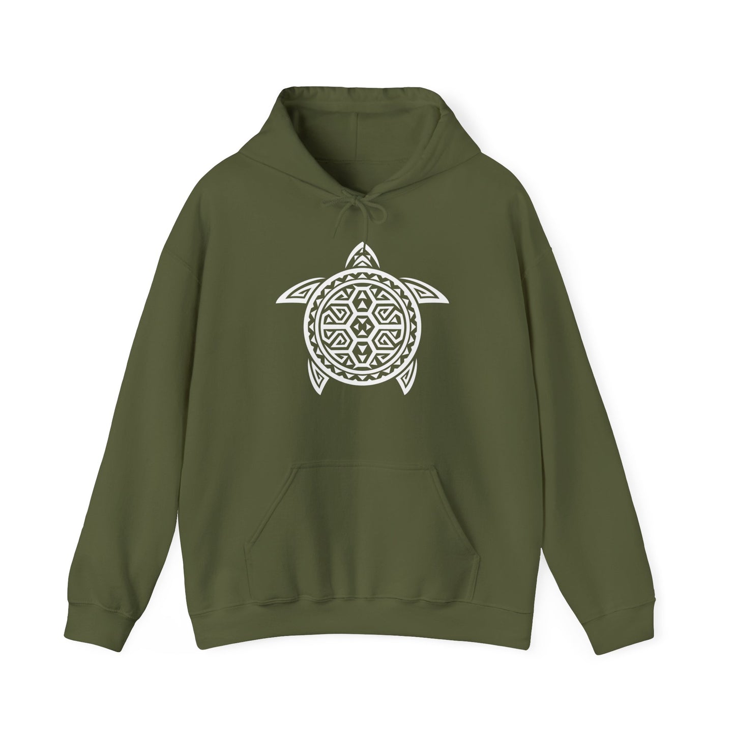 Abstract Turtle Hooded Sweatshirt