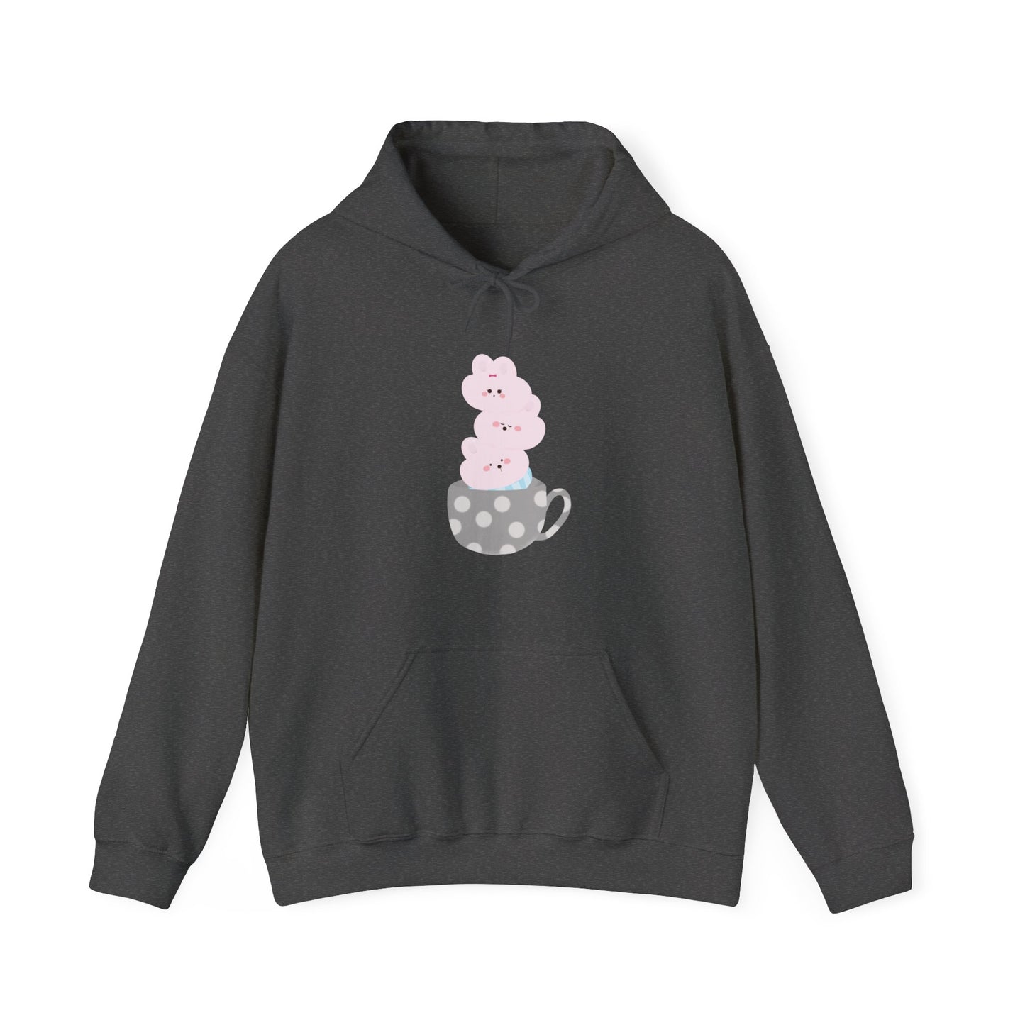 Cute Teacup Bunnies Hooded Sweatshirt