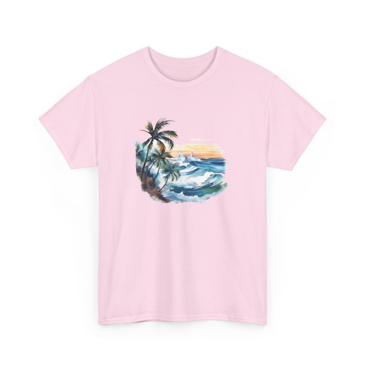 Watercolor Tropical Short Sleeve Tee