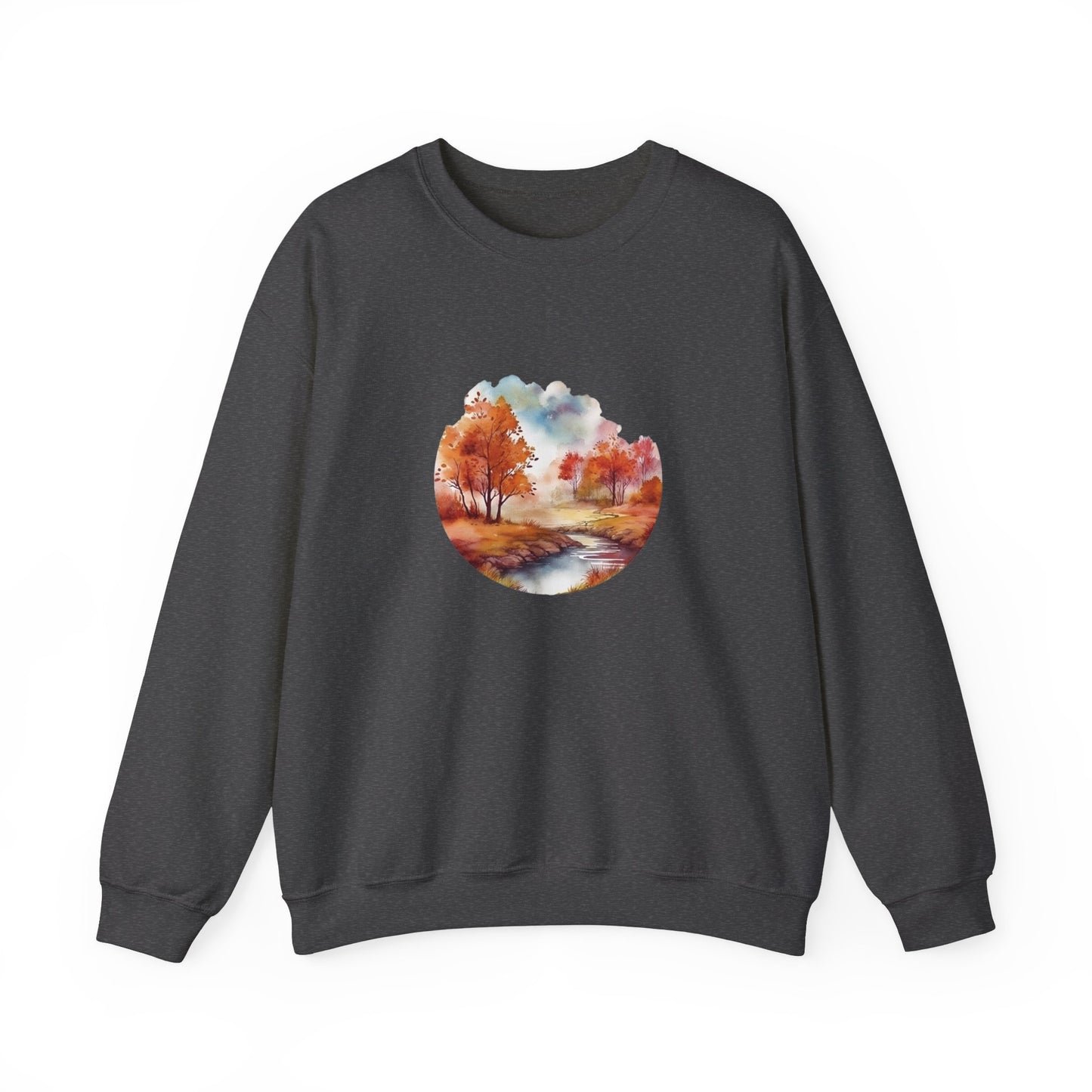 Autumn Landscape Watercolor Sweatshirt