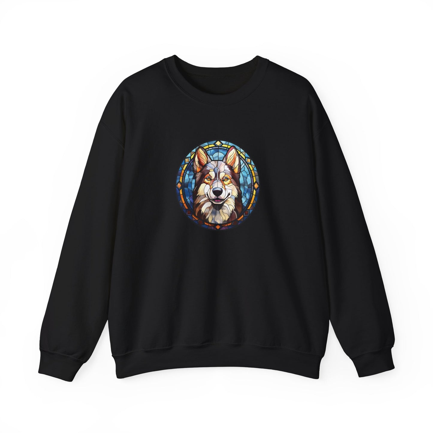 Stained Glass Husky Sweatshirt