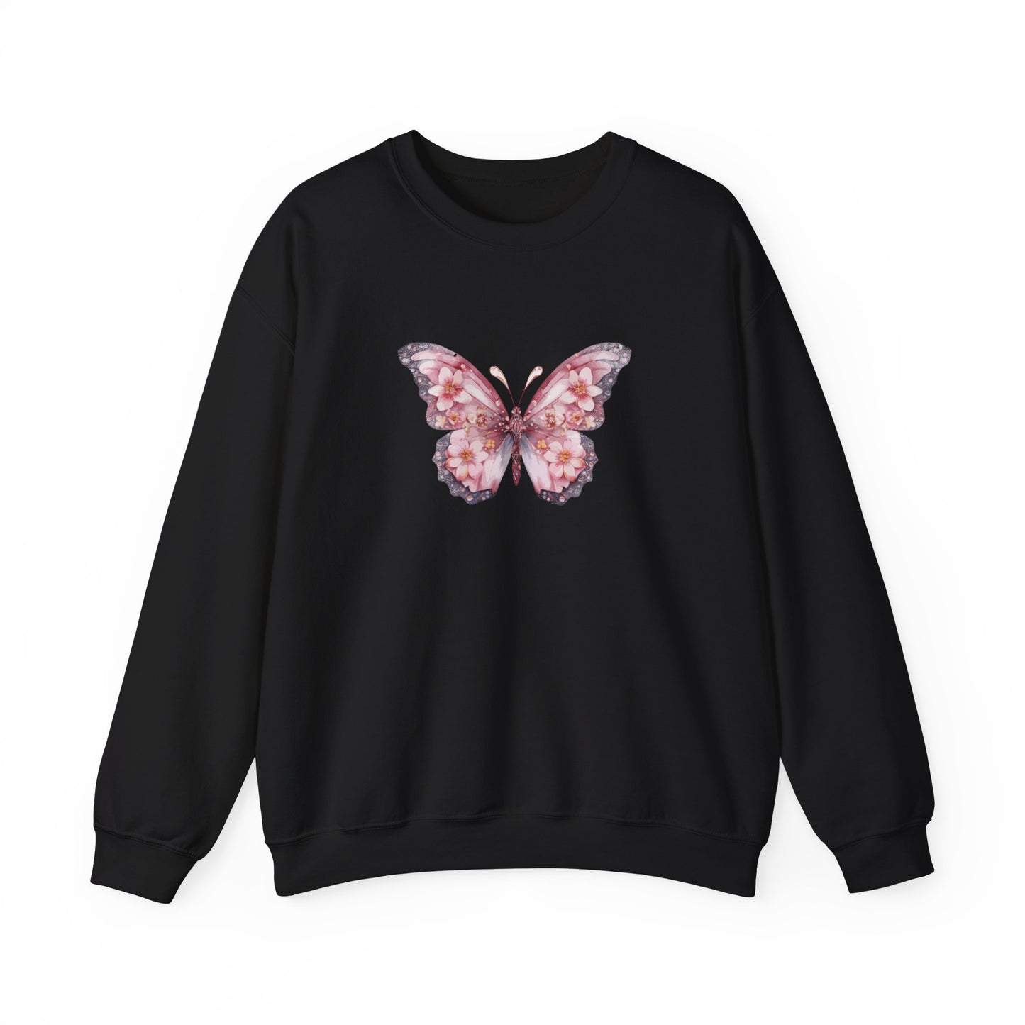 Floral Butterfly Sweatshirt